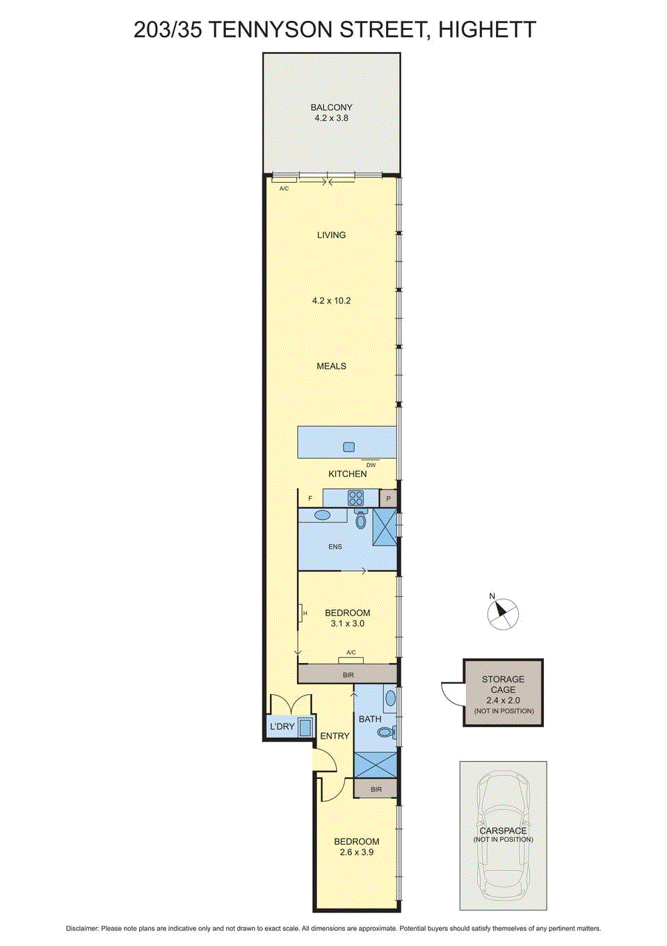 203/35 Tennyson Street, Highett VIC 3190 - Floorplan