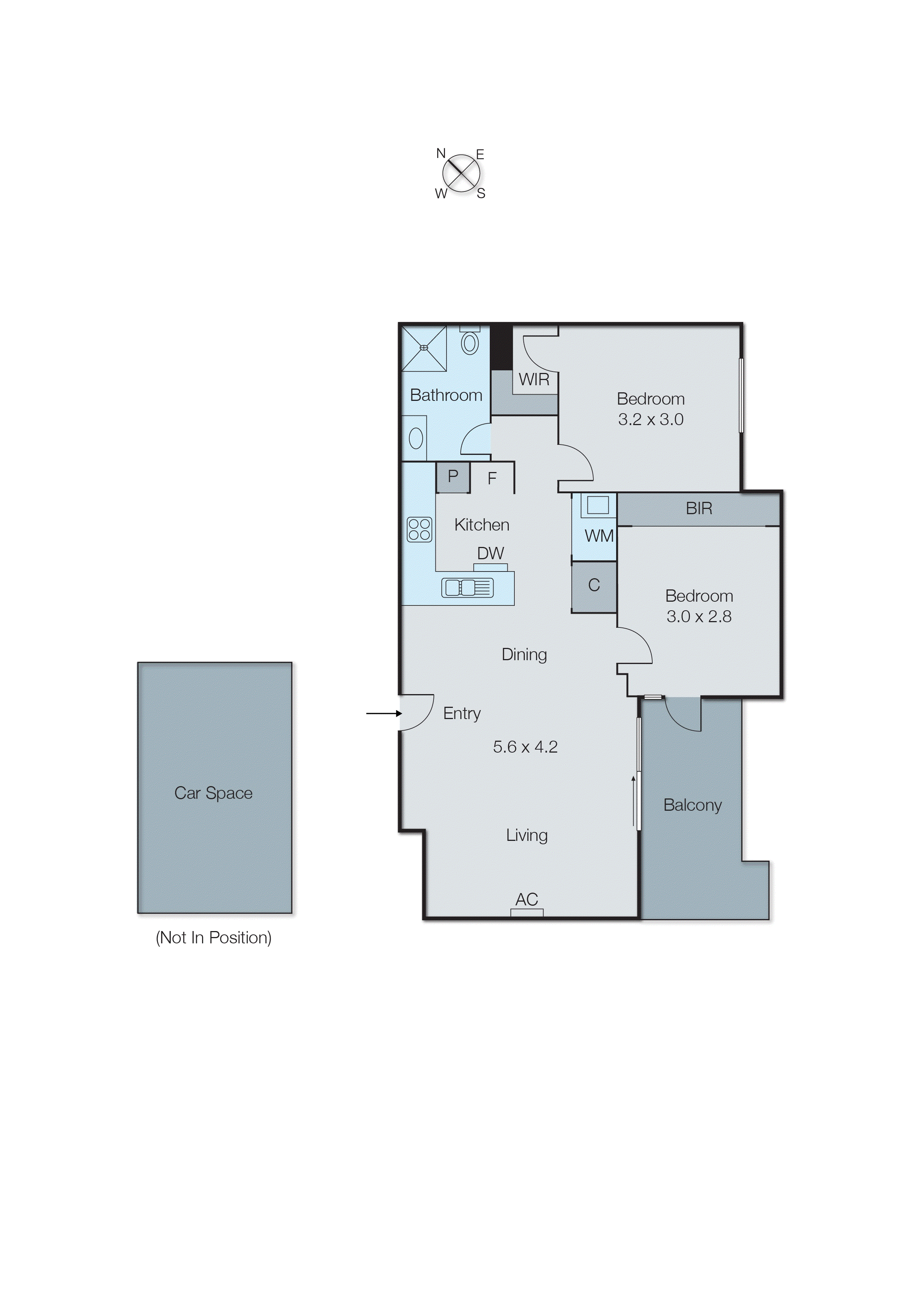 203/358-360 Hampton Street, Hampton VIC 3188 - Floorplan