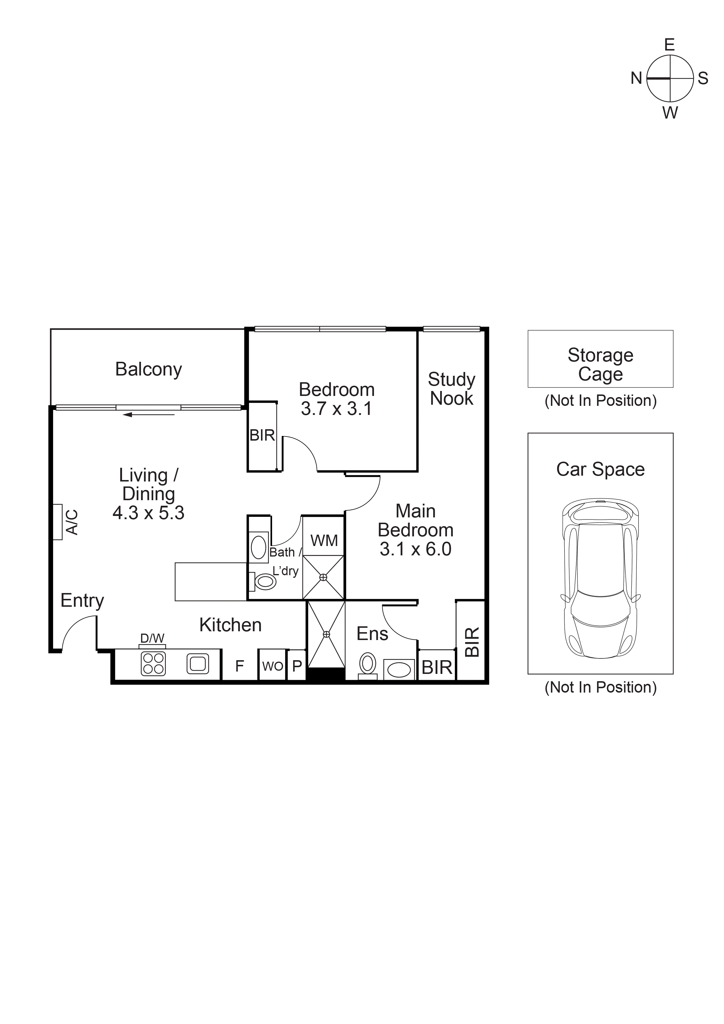 203/38 Elizabeth Street, Richmond VIC 3121 - Floorplan