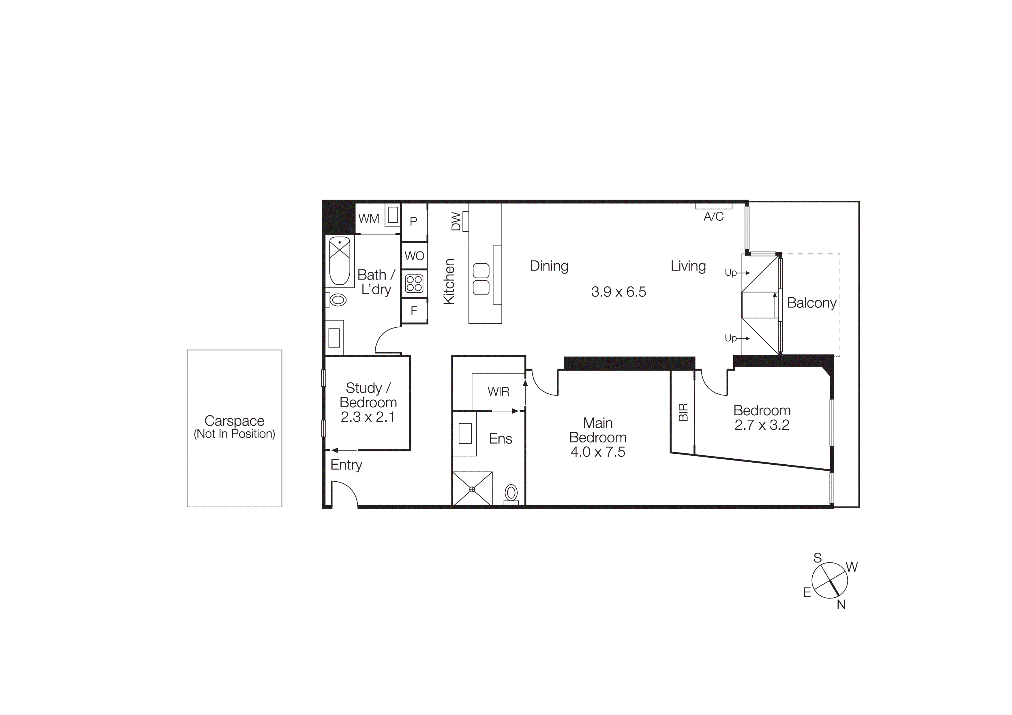 203/49 Beach Street, Port Melbourne VIC 3207 - Floorplan