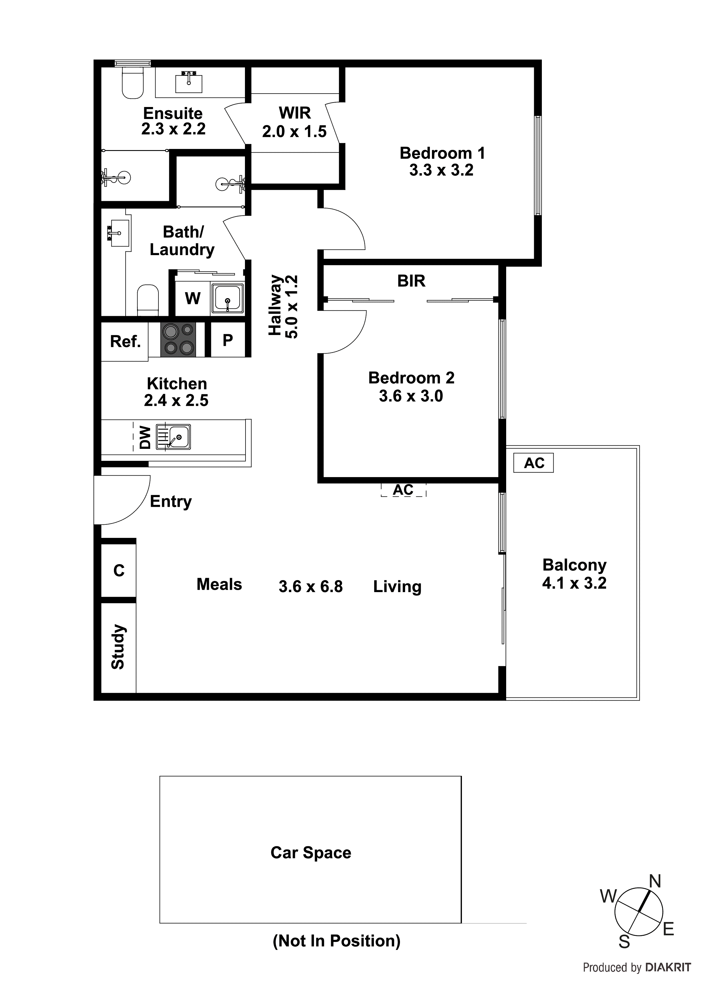 203/60 Autumn Terrace, Clayton South VIC 3169 - Floorplan