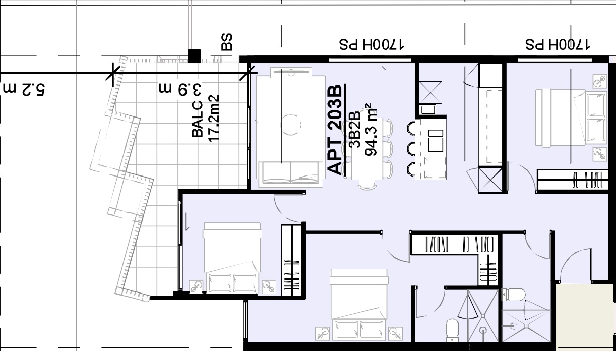 203/6B Koolkuna Lane, HAMPTON VIC 3188 - Floorplan