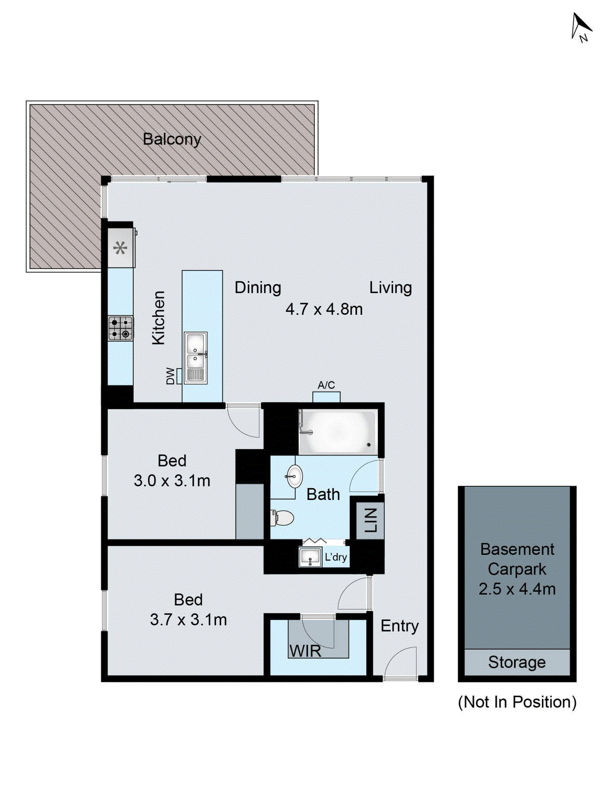 203/8-10 Mclarty Place, Geelong VIC 3220 - Floorplan