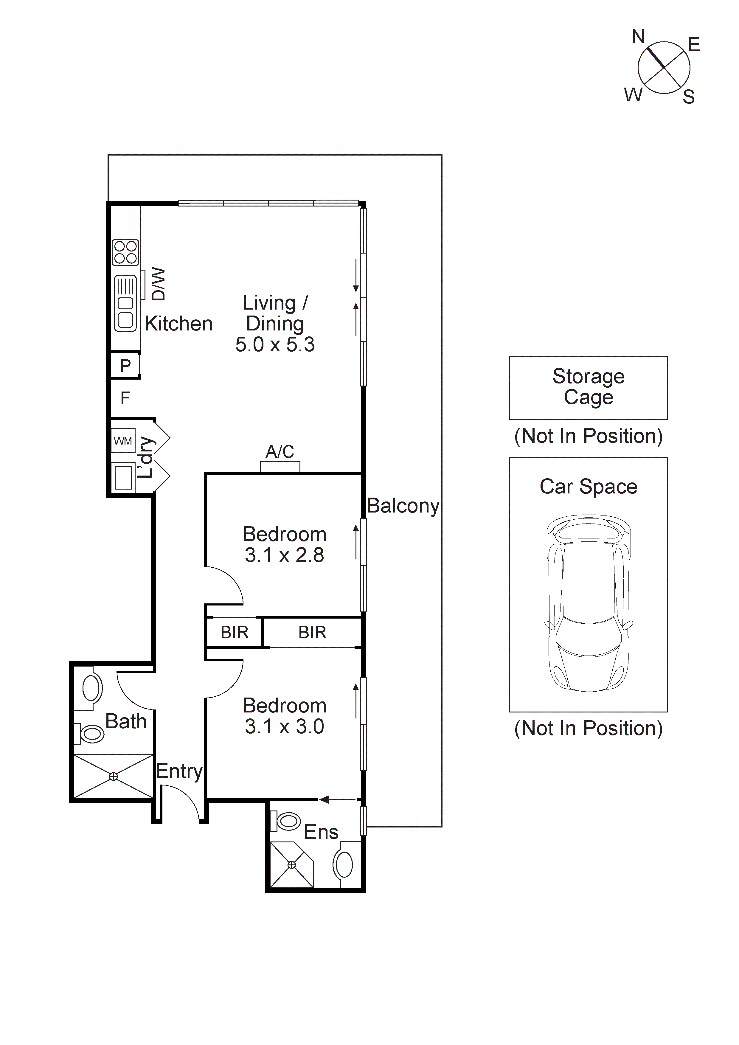 203/8 Railway Crescent, Bentleigh VIC 3204 - Floorplan
