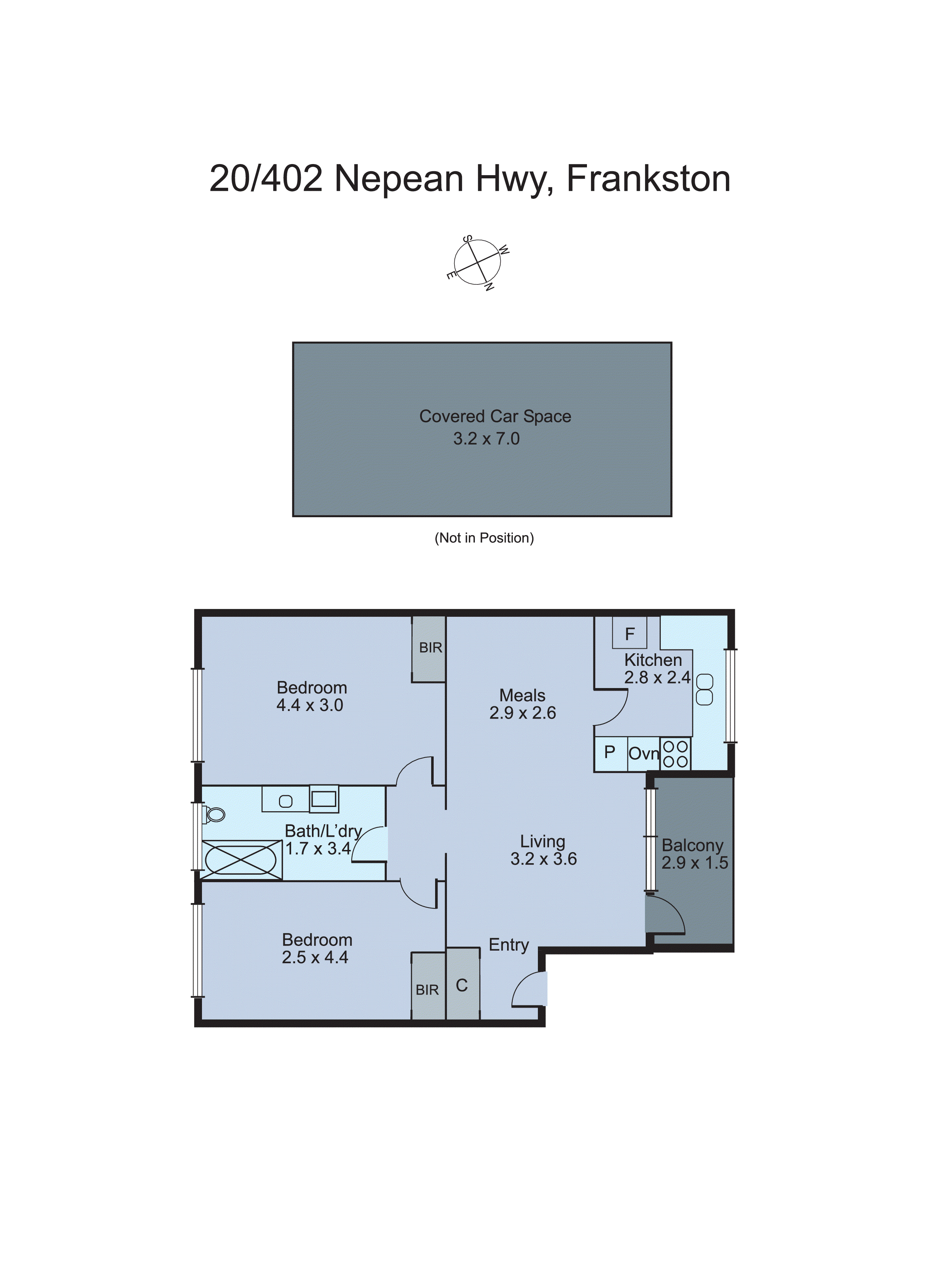 20/402 Nepean Highway, Frankston VIC 3199 - Floorplan