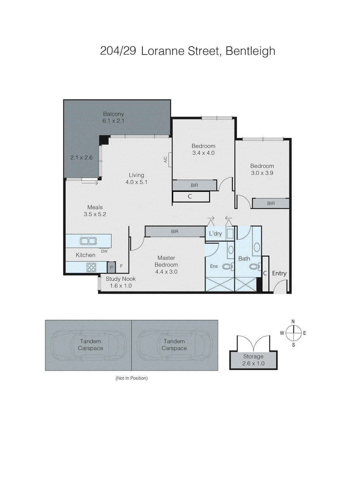 204/29 Loranne Street, Bentleigh VIC 3204 - Floorplan