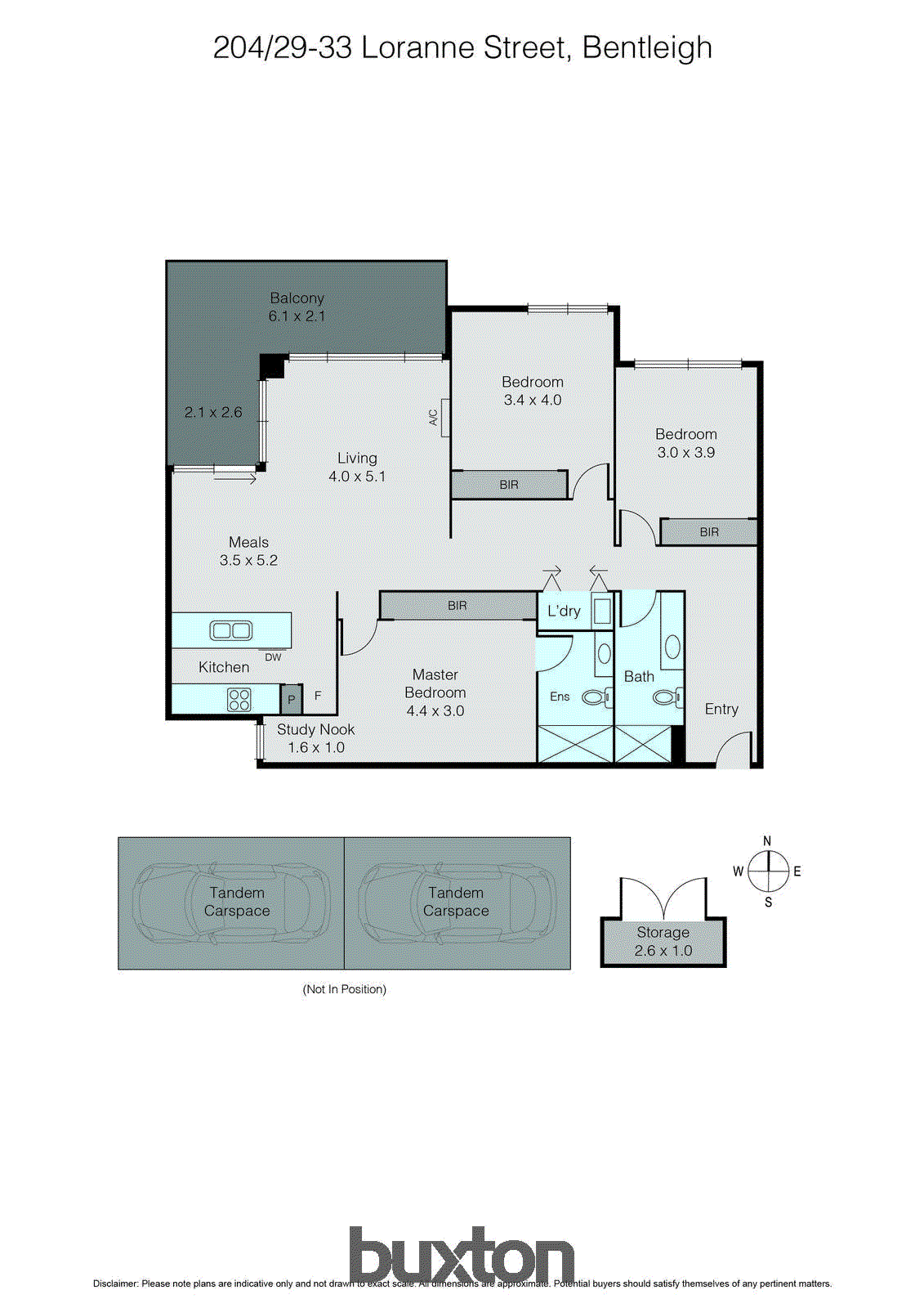 204/29 Loranne Street, Bentleigh VIC 3204 - Floorplan