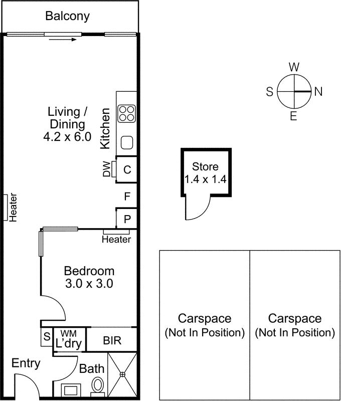 204/63 Acland Street, St Kilda VIC 3182 - Floorplan