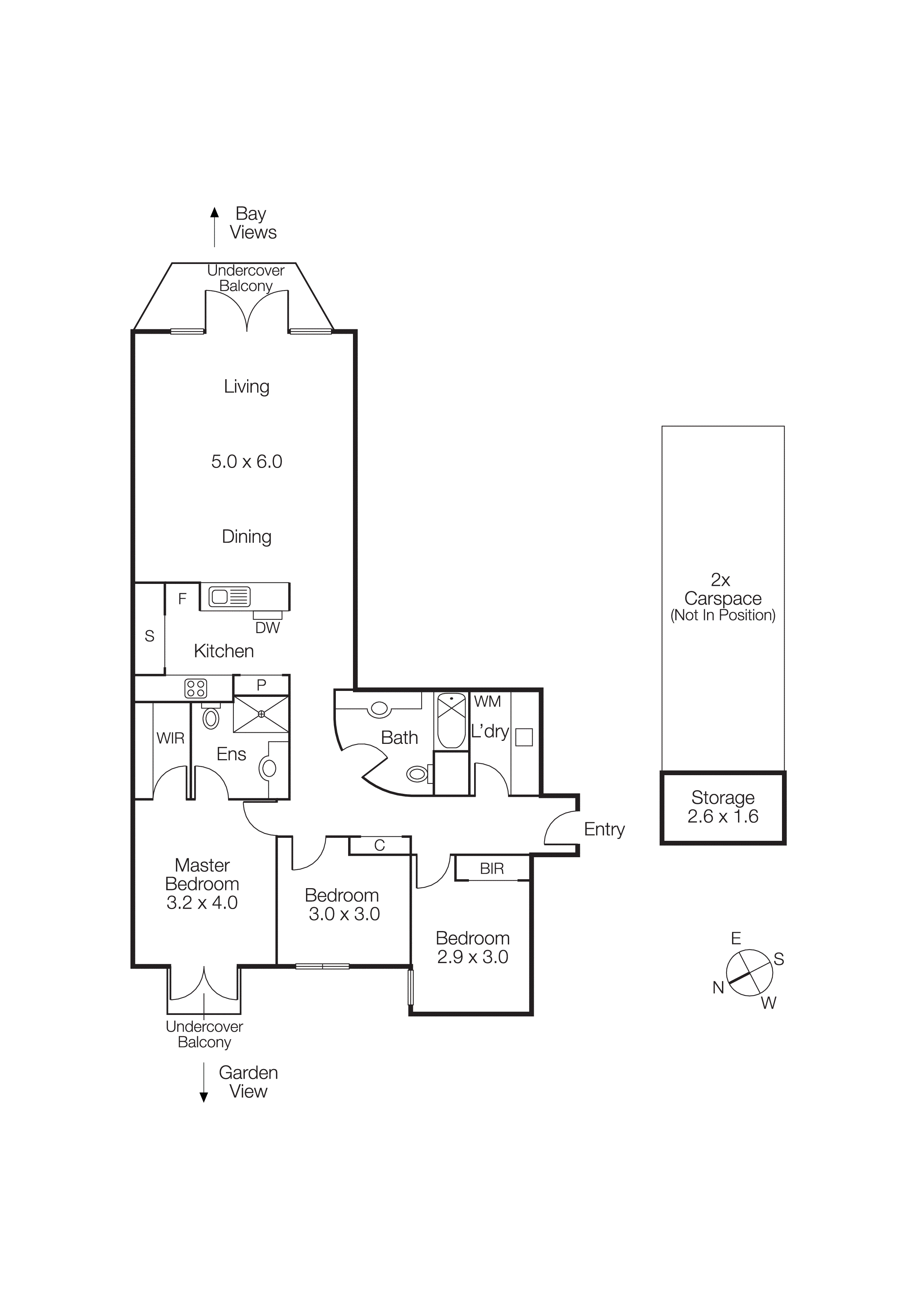 204/89 Beach Street, Port Melbourne VIC 3207 - Floorplan