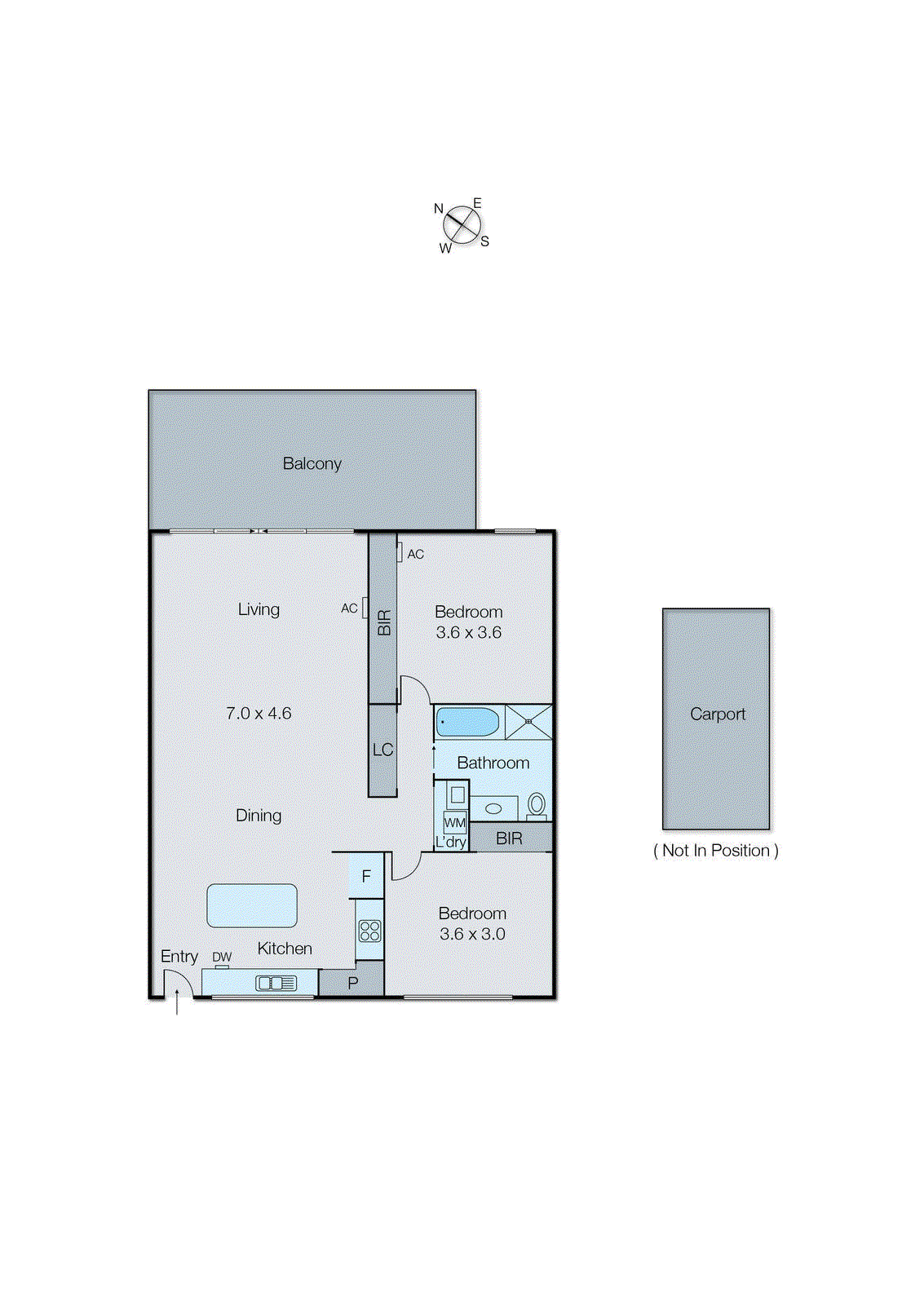 204/90 White Street, Mordialloc VIC 3195 - Floorplan