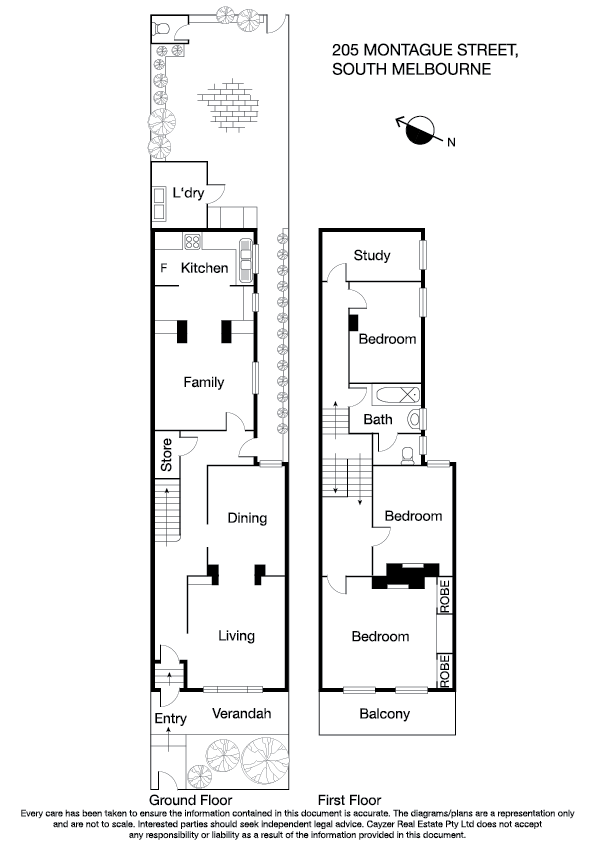 205 Montague Street, SOUTH MELBOURNE VIC 3205 - Floorplan