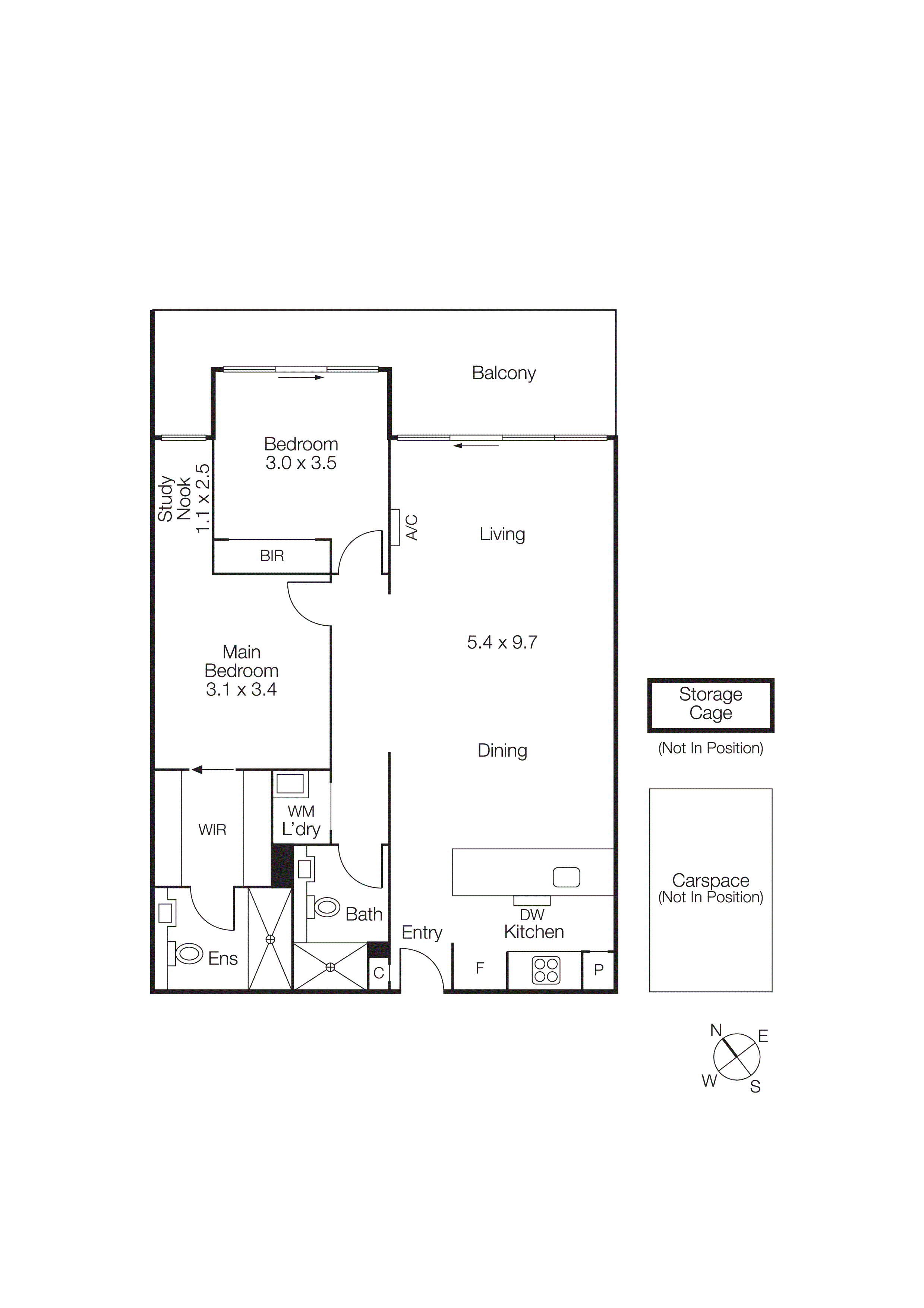 205/115 Nott Street, Port Melbourne VIC 3207 - Floorplan