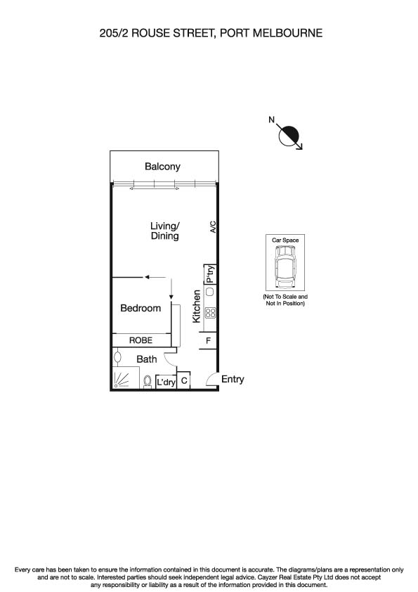 205/2 Rouse Street, PORT MELBOURNE VIC 3207 - Floorplan