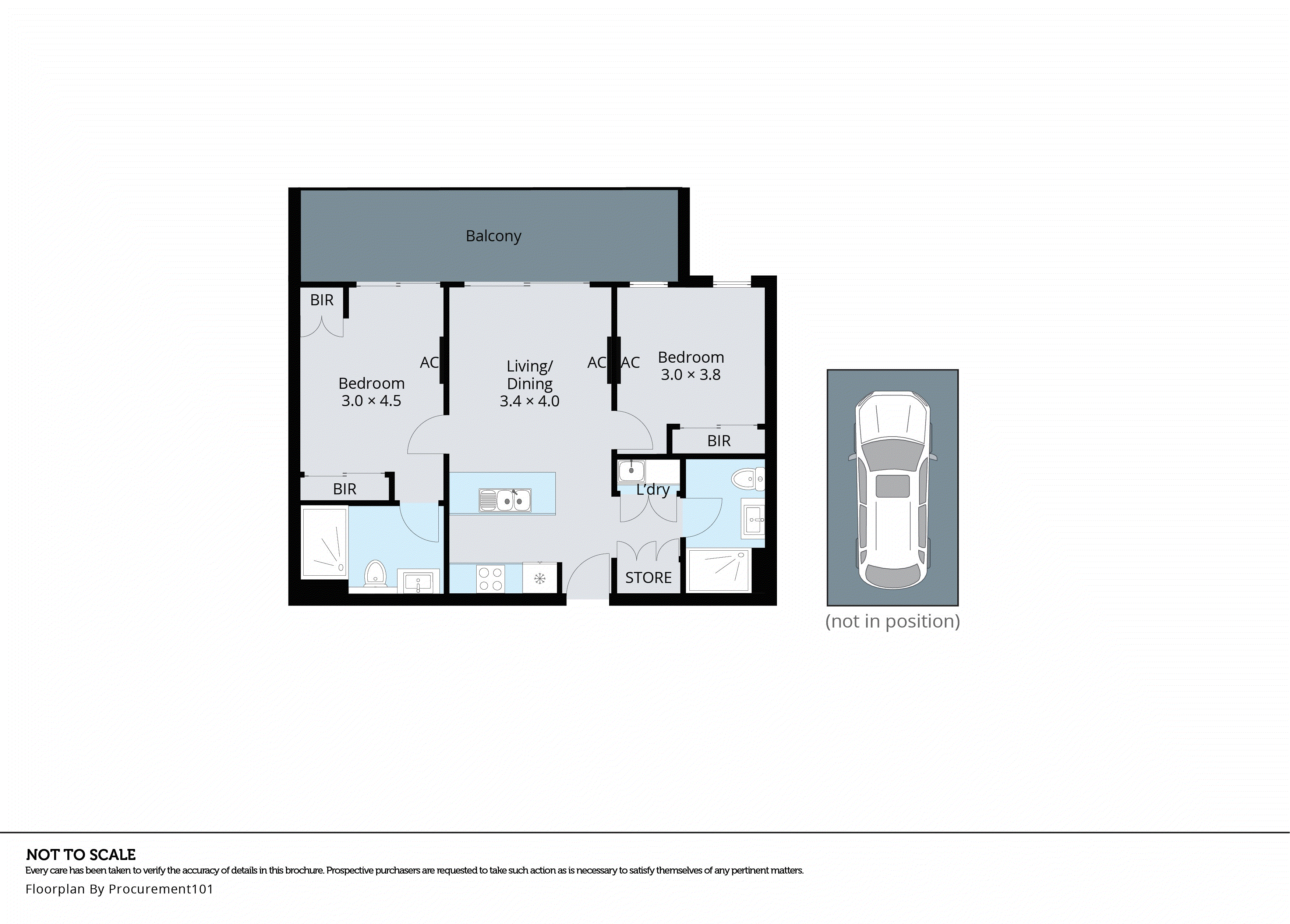 205/220 Chapel Road, Keysborough VIC 3173 - Floorplan