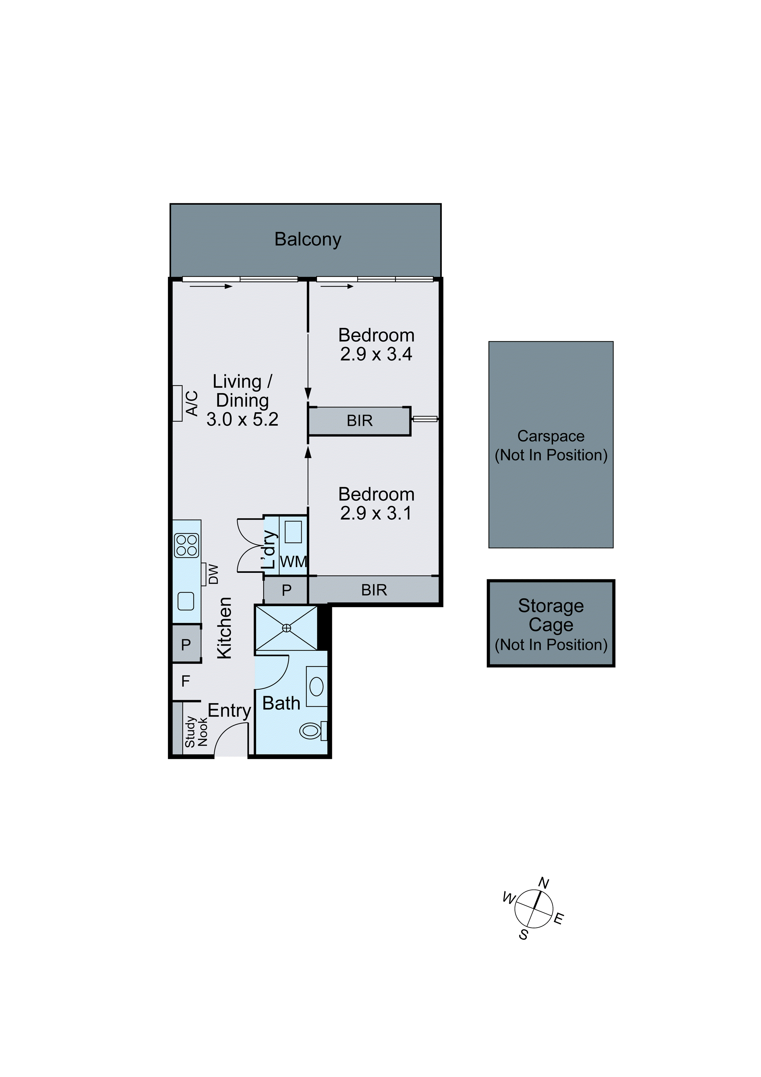 205/347 Camberwell Road, Camberwell VIC 3124 - Floorplan