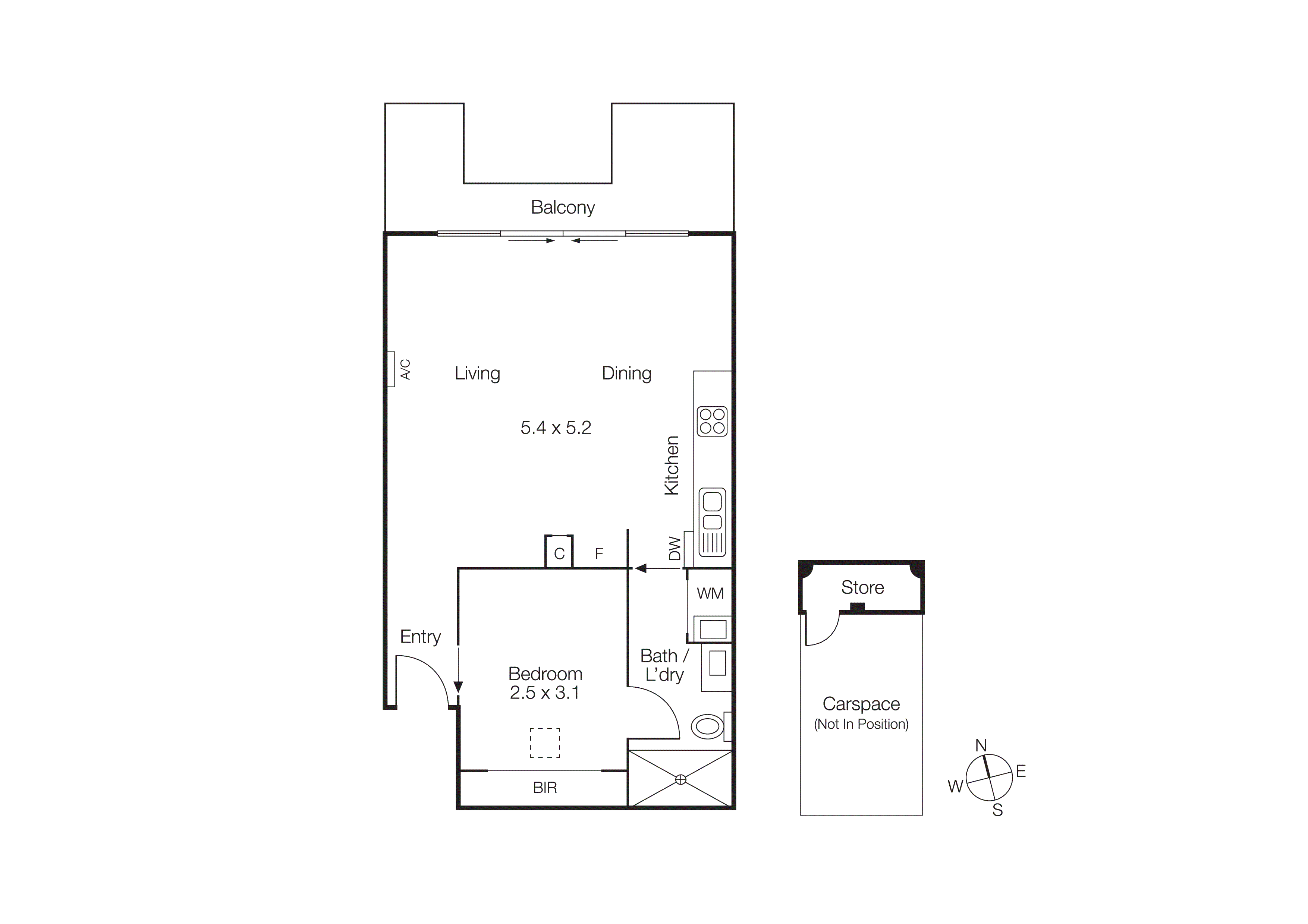 205/356 Barkly Street, Elwood VIC 3184 - Floorplan