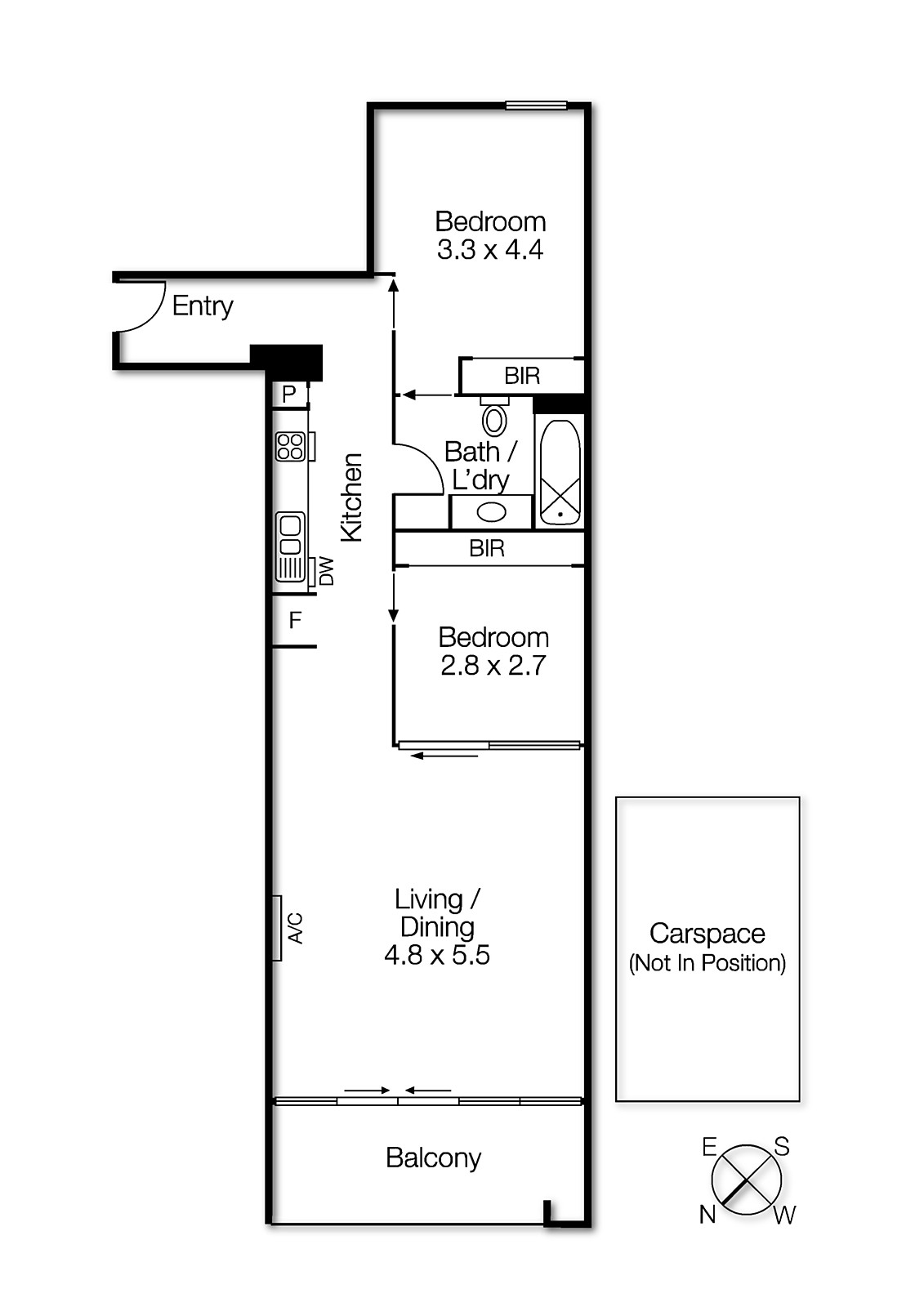 205/54 Nott Street, Port Melbourne VIC 3207 - Floorplan