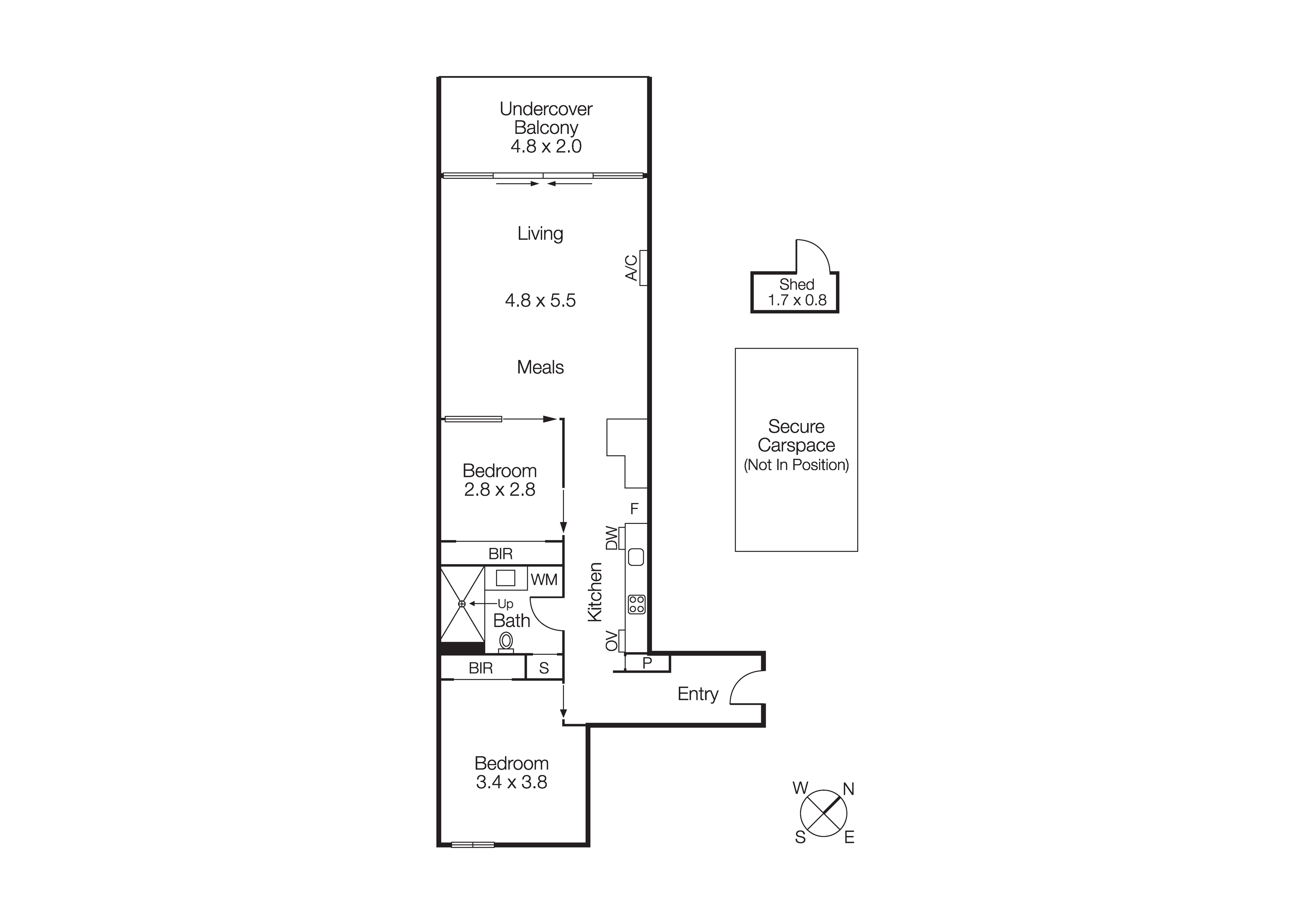 205/54 Nott Street, PORT MELBOURNE VIC 3207 - Floorplan