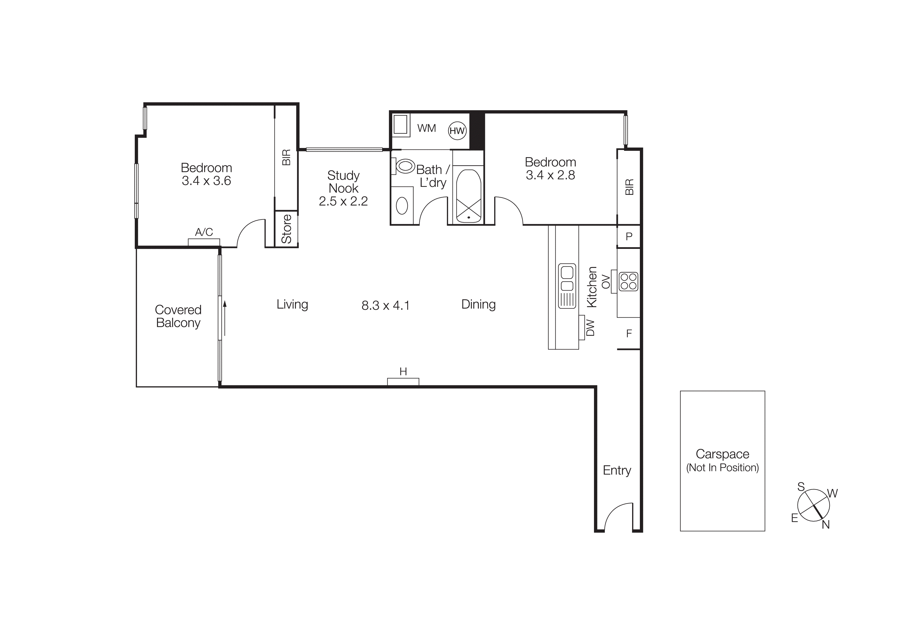 205/57 Bay Street, Port Melbourne VIC 3207 - Floorplan