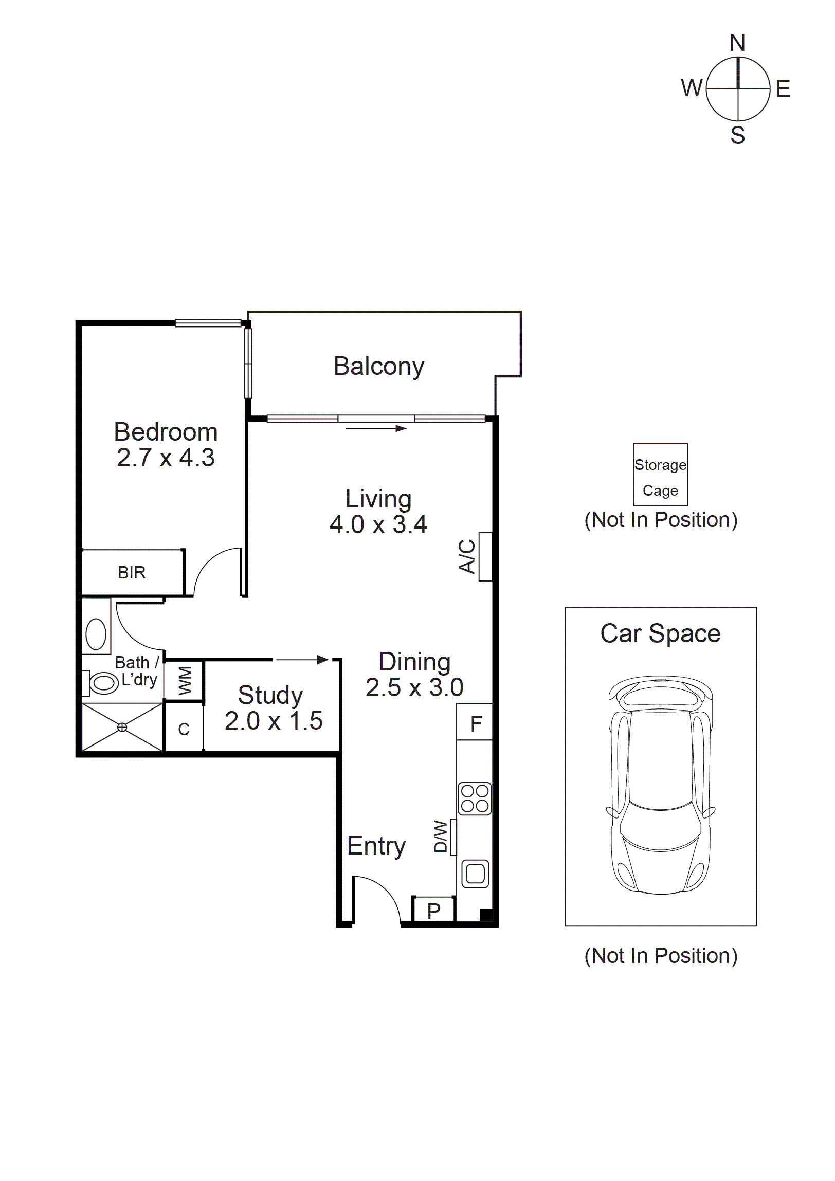 205/57 Toorak Road, South Yarra VIC 3141 - Floorplan