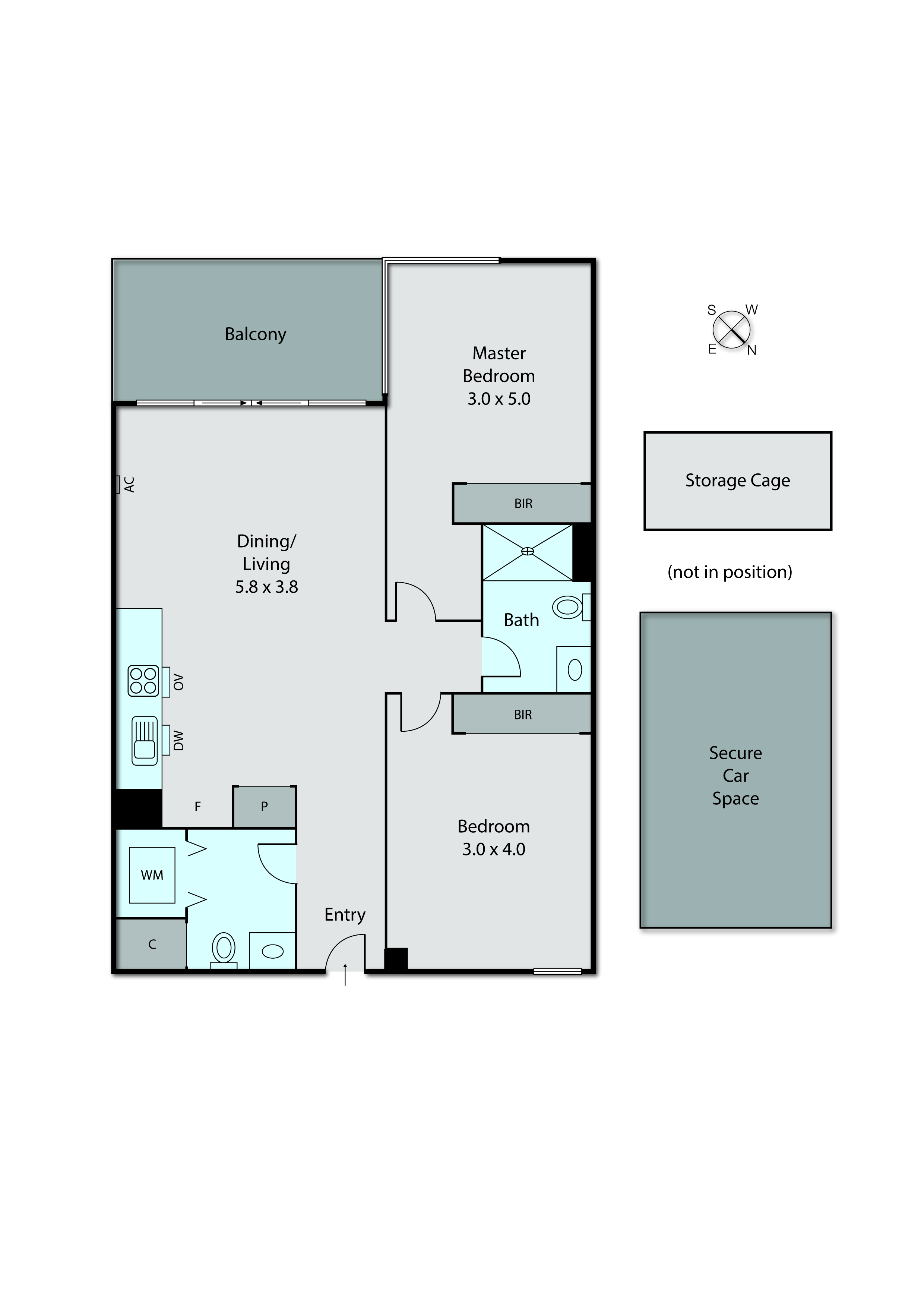 205/6 Station Street, MOORABBIN VIC 3189 - Floorplan