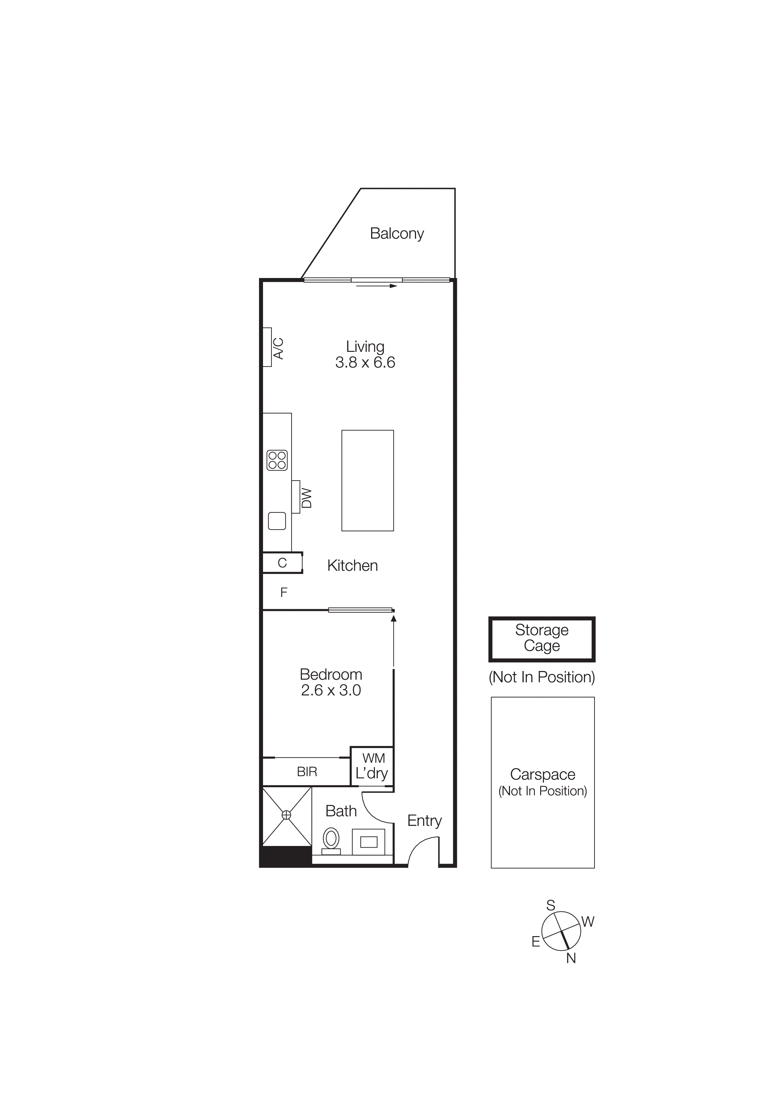205/99 Dow Street, Port Melbourne VIC 3207 - Floorplan