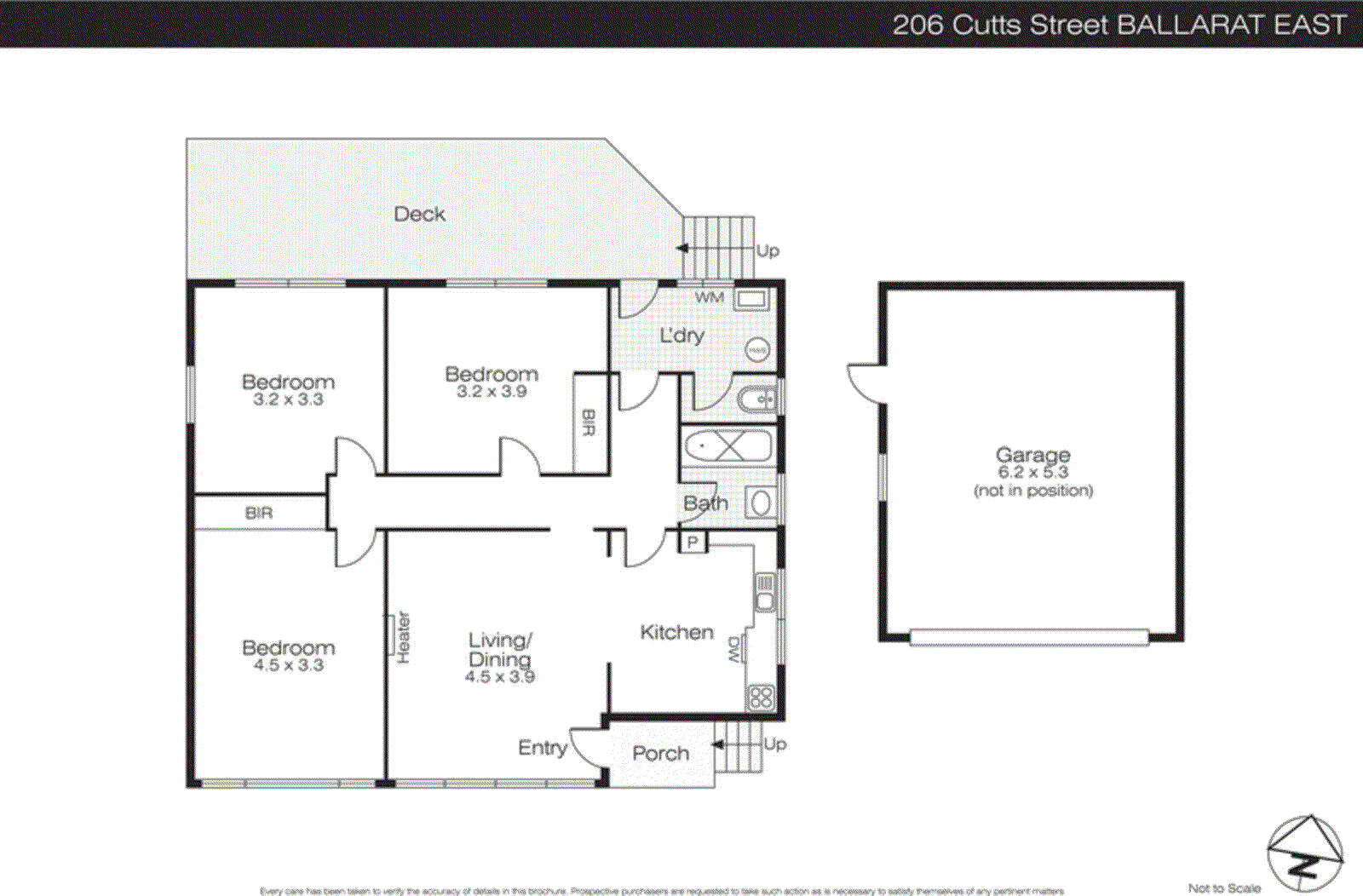 206 Cutts Street, Ballarat East VIC 3350 - Floorplan