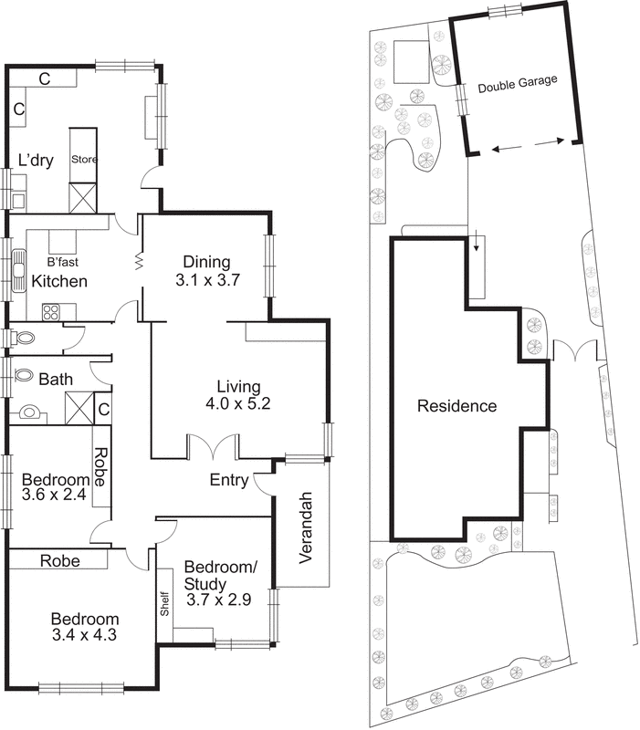 206 Huntingdale Road, Oakleigh VIC 3166 - Floorplan