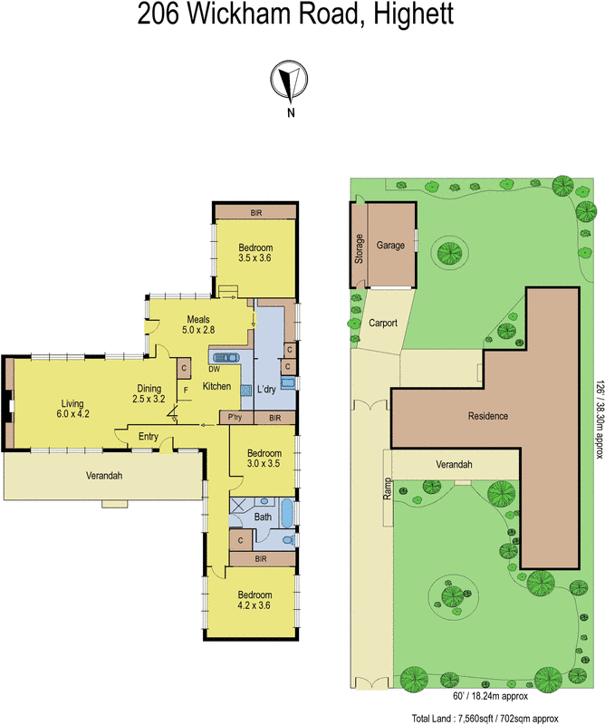 206 Wickham Road, Highett VIC 3190 - Floorplan