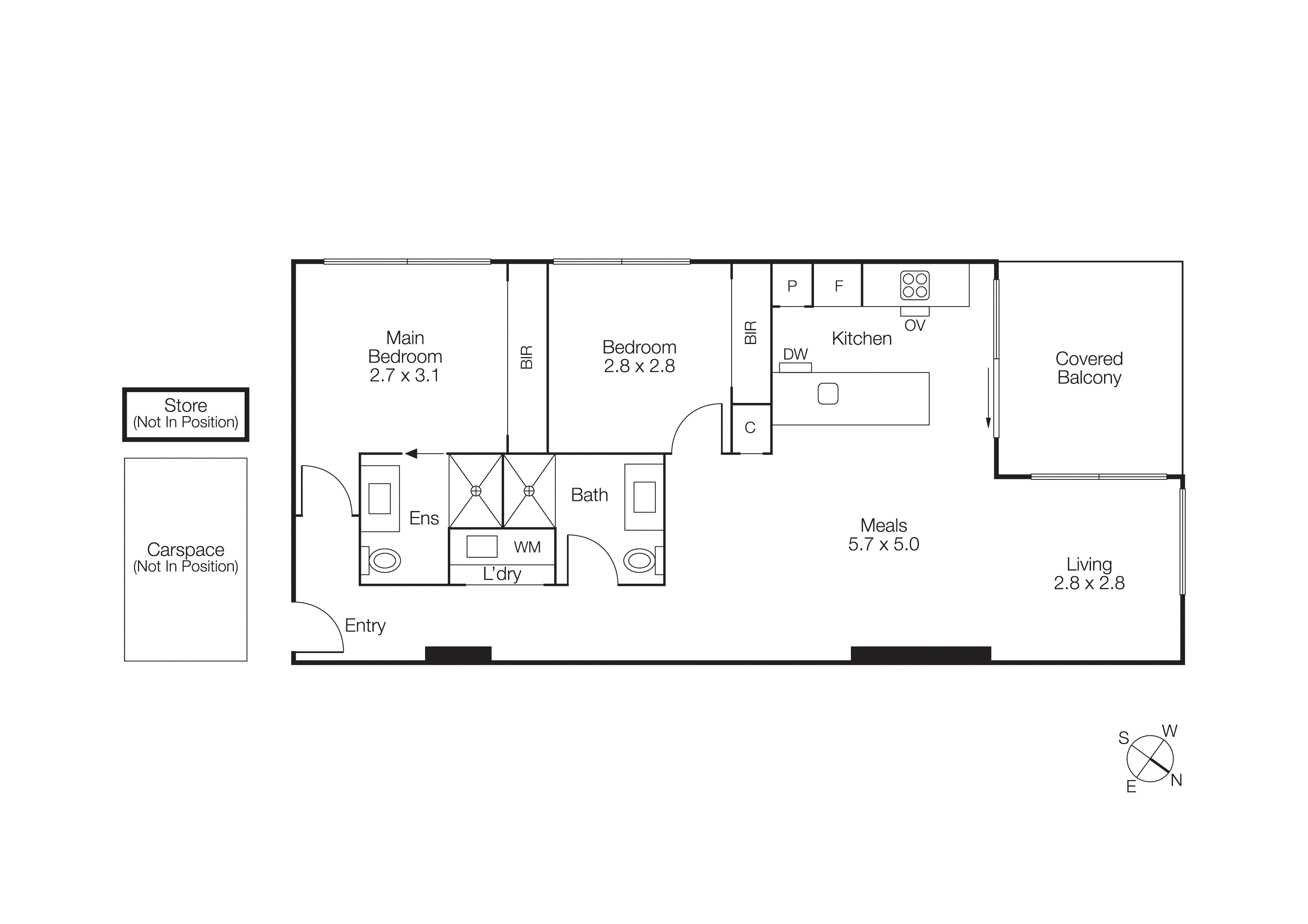 206/111 Nott Street, Port Melbourne VIC 3207 - Floorplan
