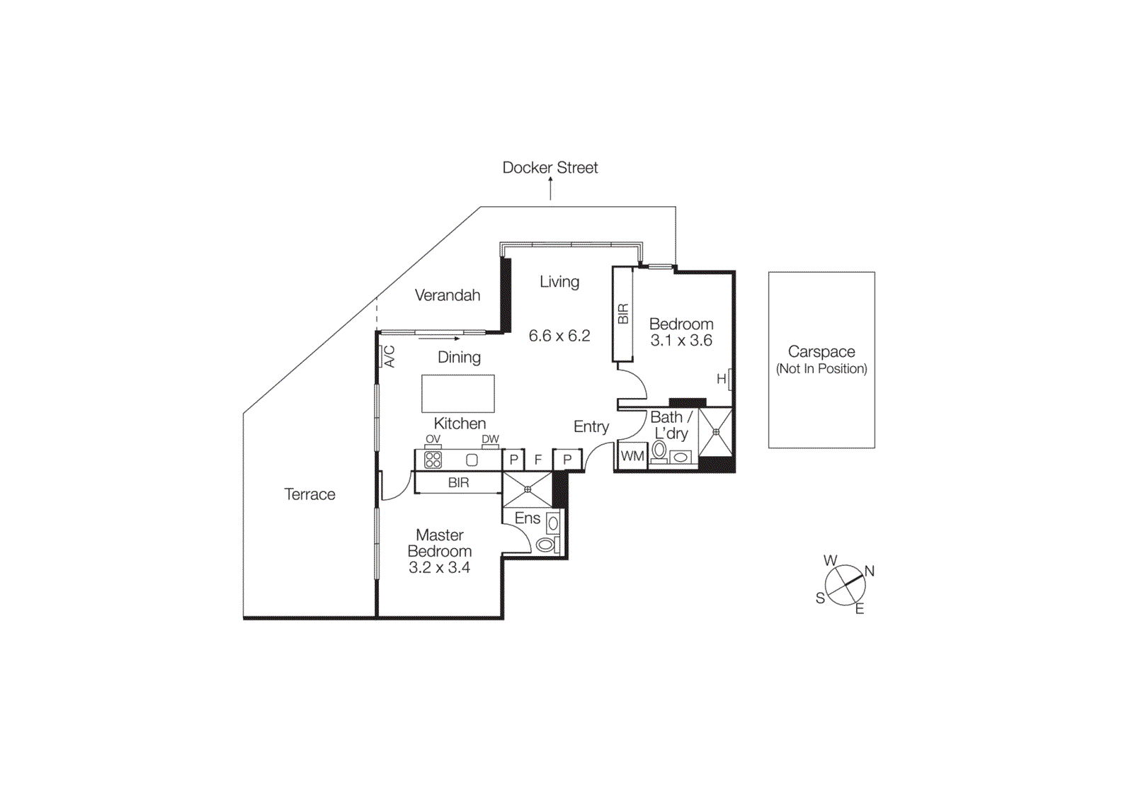206/122 Ormond Road, Elwood VIC 3184 - Floorplan