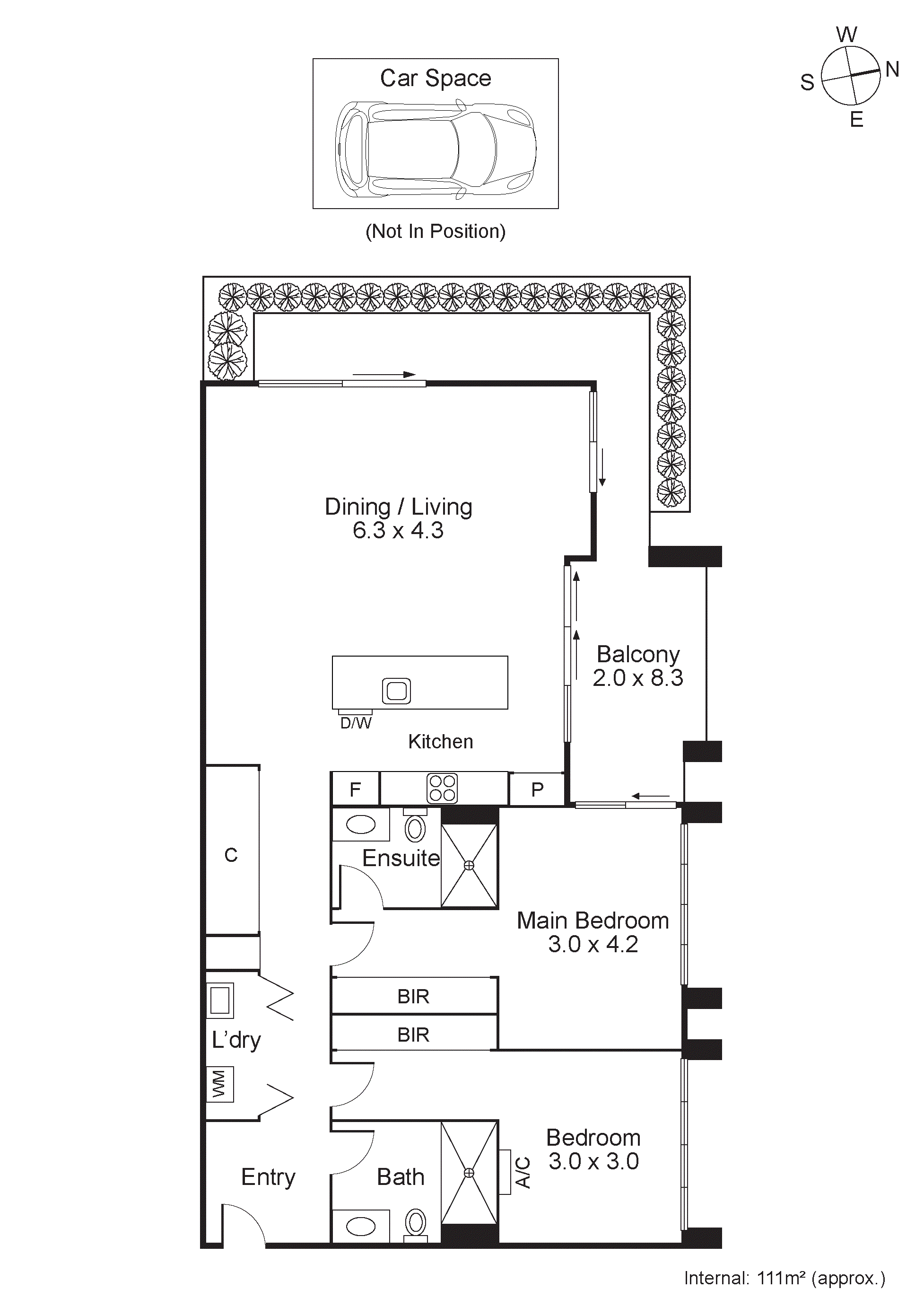 206/1538-1540 High Street, Glen Iris VIC 3146 - Floorplan