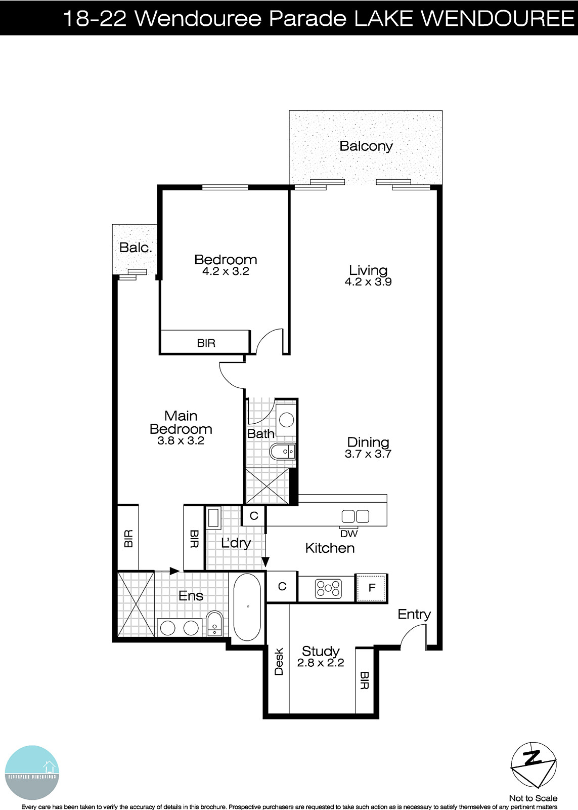 206/18-22 Wendouree Parade, Lake Wendouree VIC 3350 - Floorplan