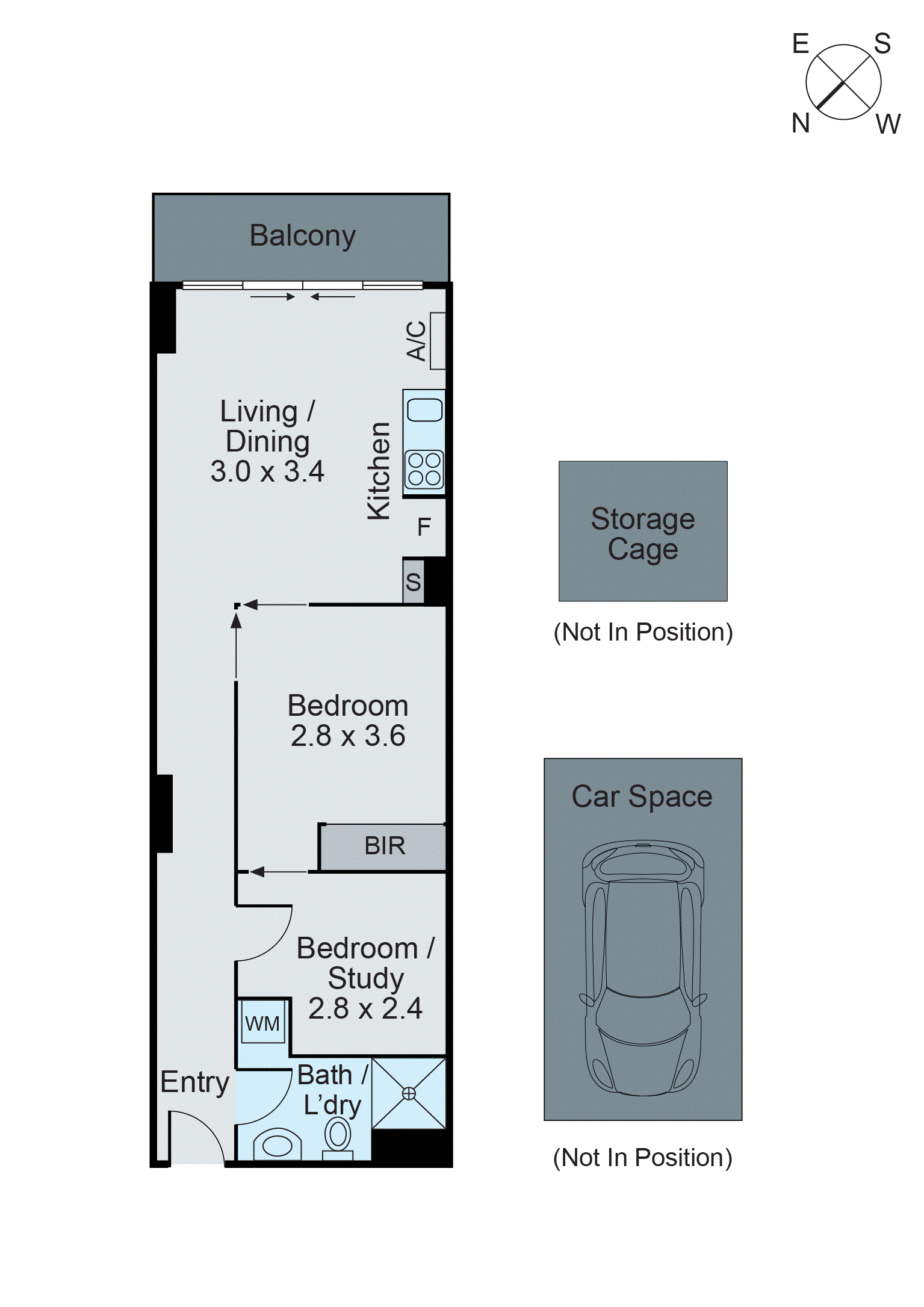 206/211 Dorcas Street, South Melbourne VIC 3205 - Floorplan