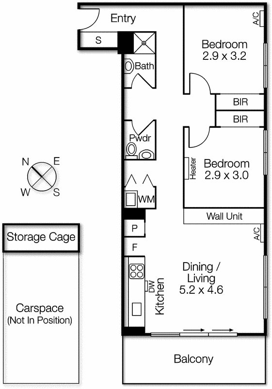 206/27-31 Herbert Street, St Kilda VIC 3182 - Floorplan