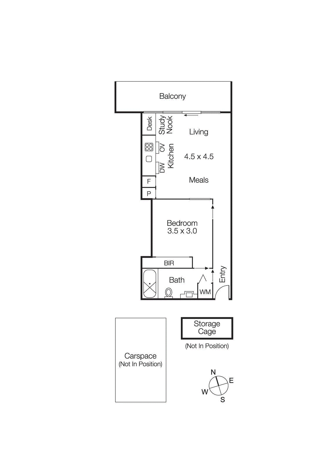 206/43 Duke Street, St Kilda VIC 3182 - Floorplan