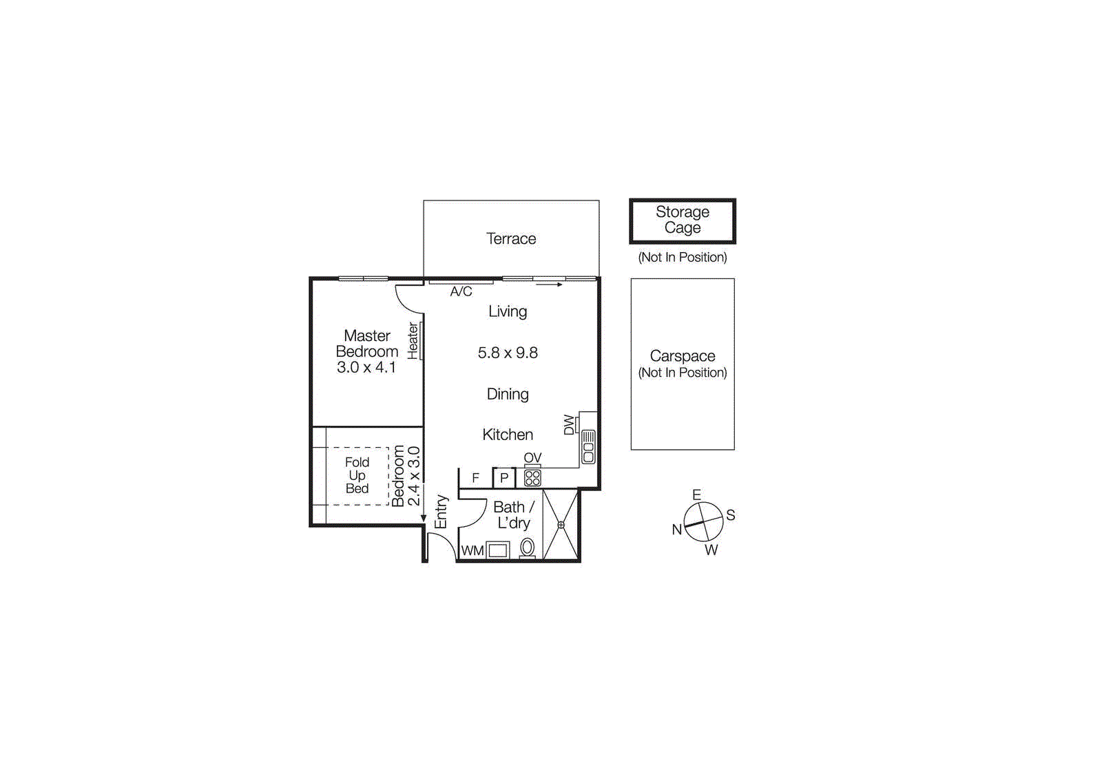 206/5 Greeves Street, St Kilda VIC 3182 - Floorplan
