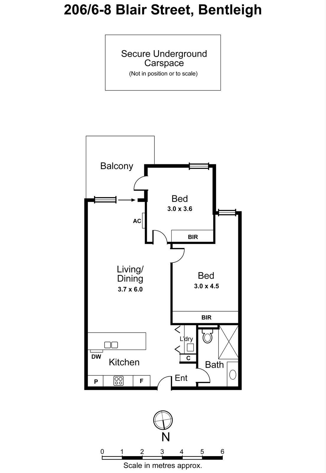 206/6-8 Blair Street, Bentleigh VIC 3204 - Floorplan
