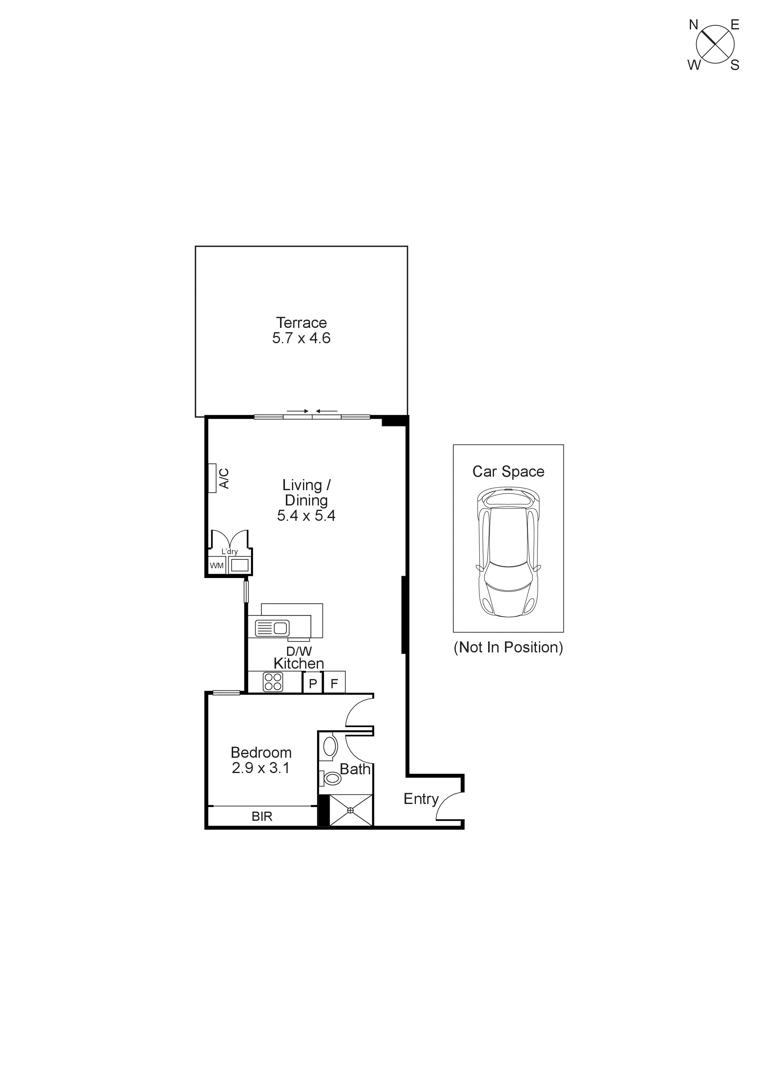 206/623-625 Sydney Road, Brunswick VIC 3056 - Floorplan