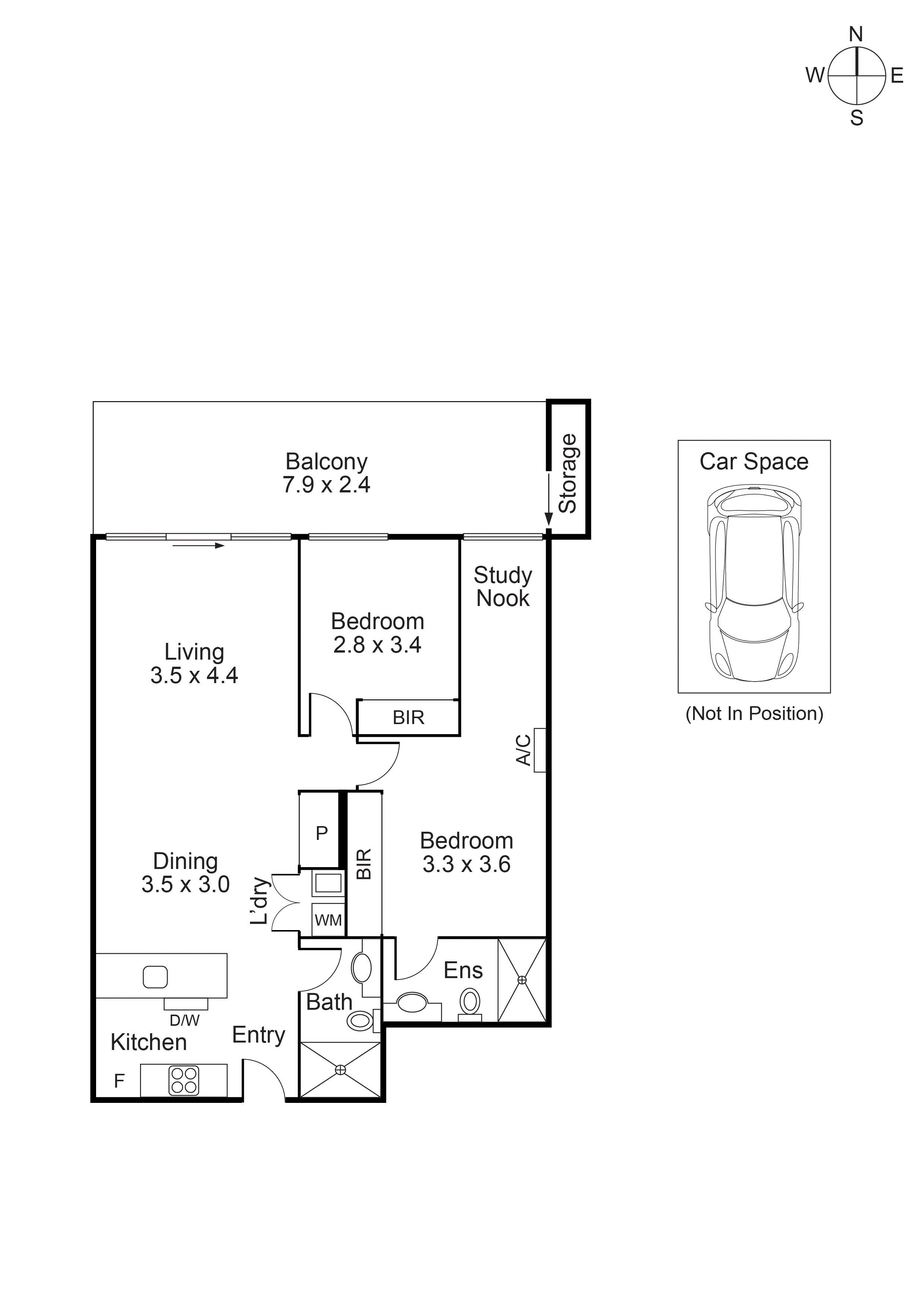 206/7 Red Hill Terrace, Doncaster East VIC 3109 - Floorplan