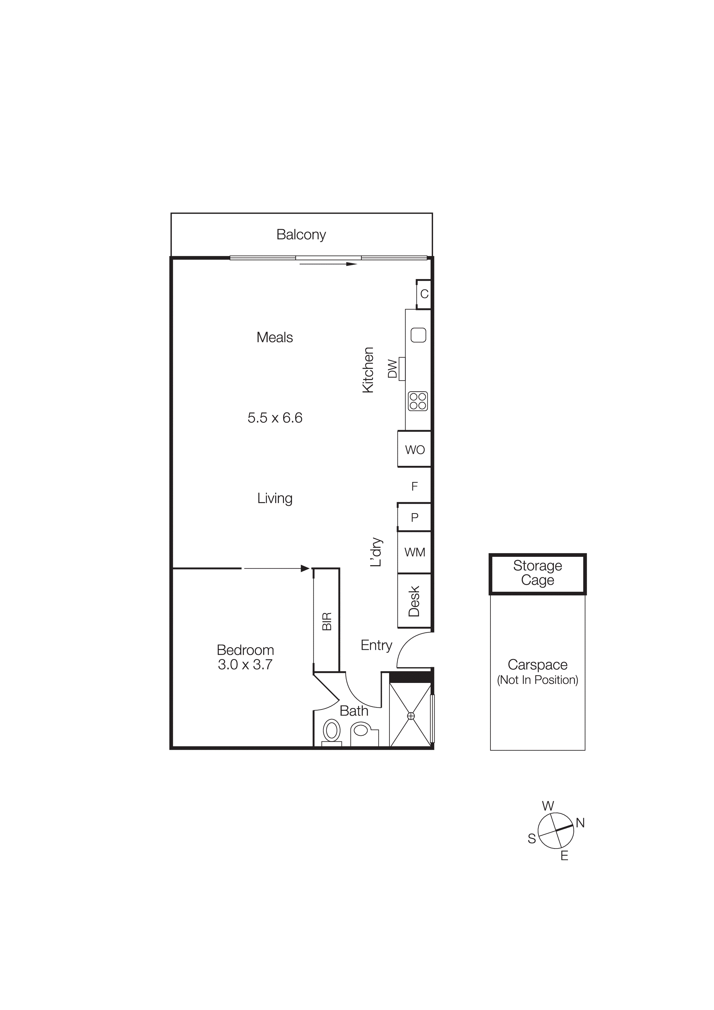 206/78 Inkerman Street, St Kilda VIC 3182 - Floorplan