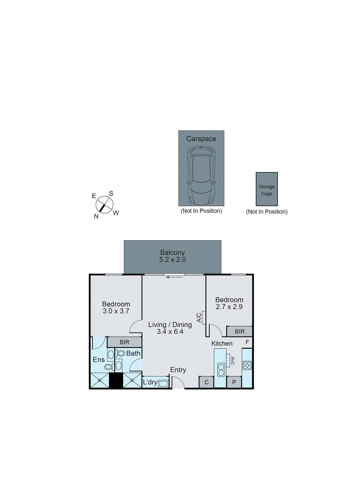 206/8 Horizon Drive, Maribyrnong VIC 3032 - Floorplan