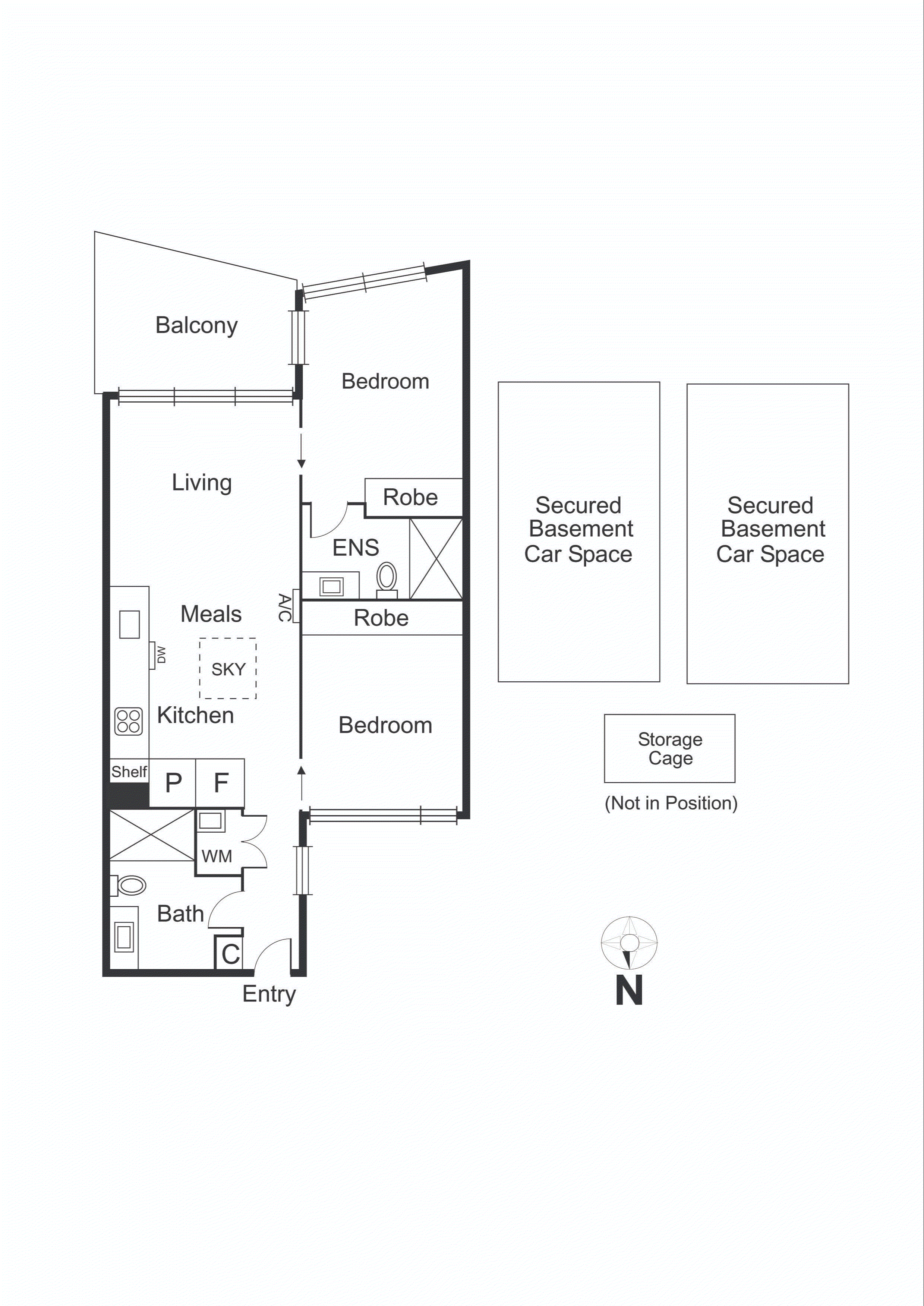 206/801 Centre Road, Bentleigh East VIC 3165 - Floorplan
