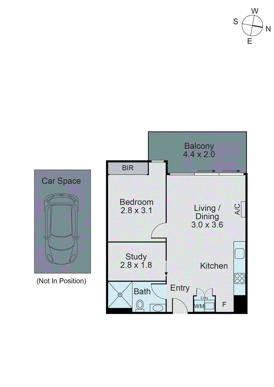 206/88 Carlisle Street, St Kilda VIC 3182 - Floorplan