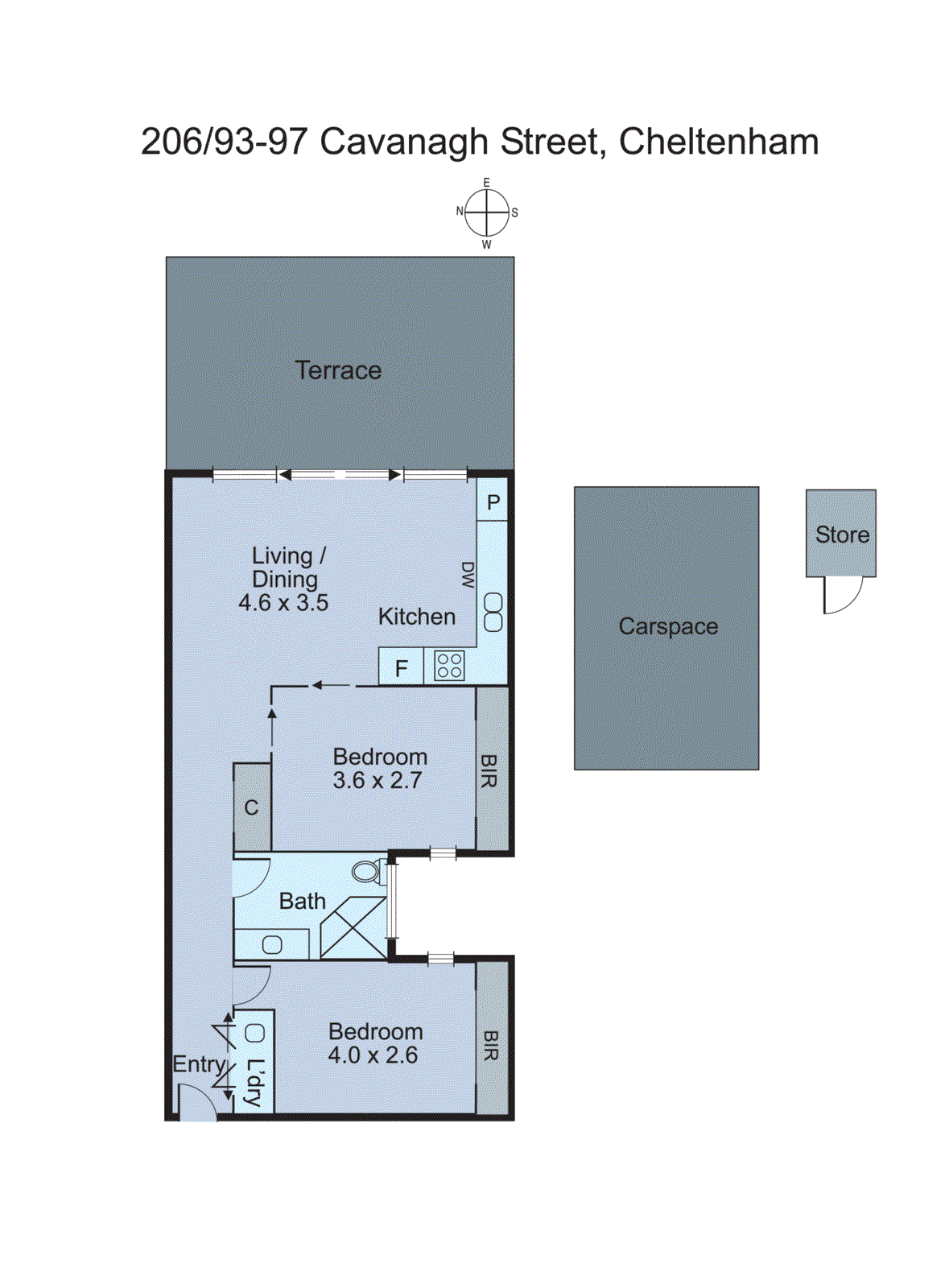 206/93-97 Cavanagh Street, Cheltenham VIC 3192 - Floorplan