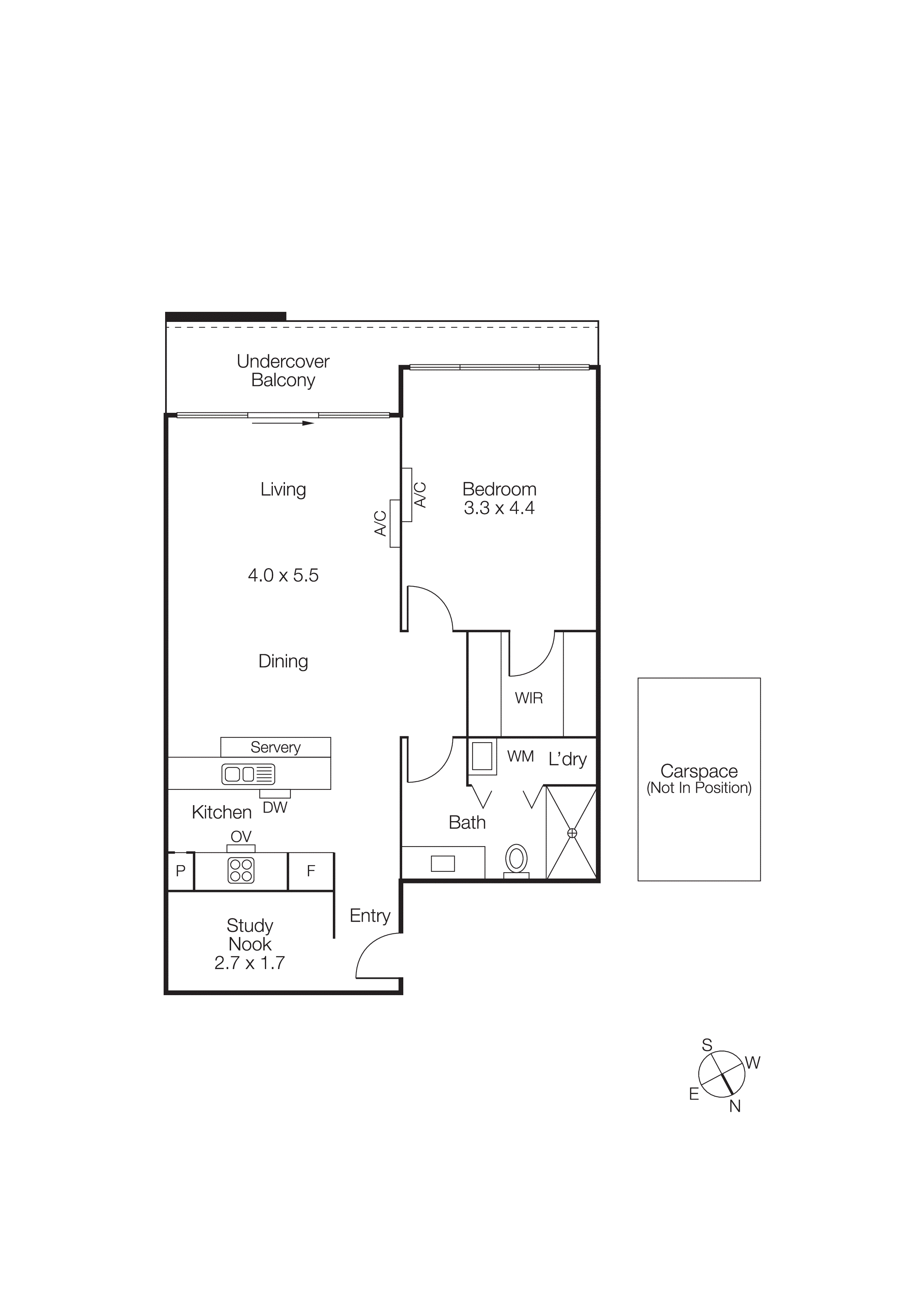 206C/142 Rouse Street, Port Melbourne VIC 3207 - Floorplan