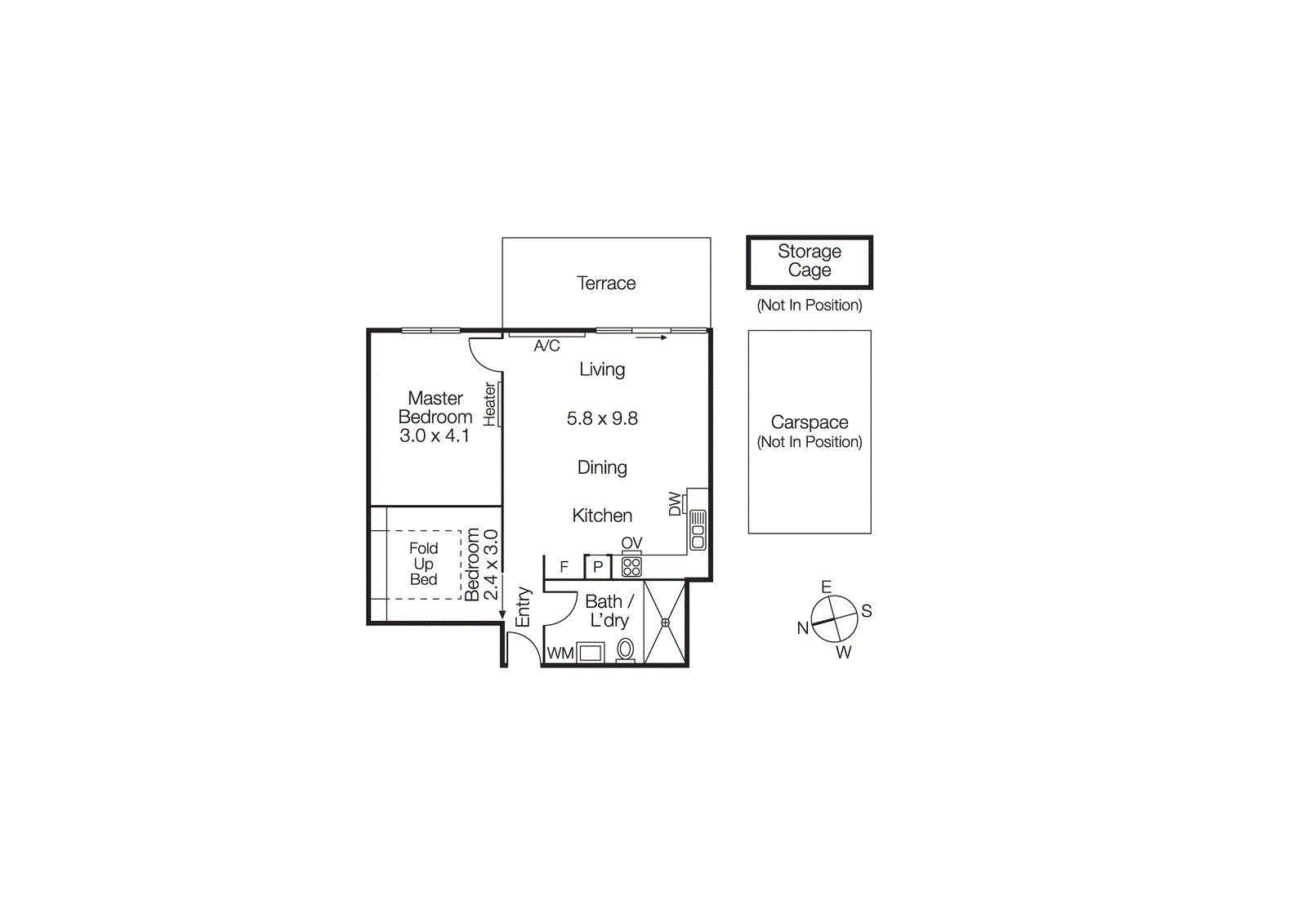 206E/5 Greeves Street, St Kilda VIC 3182 - Floorplan