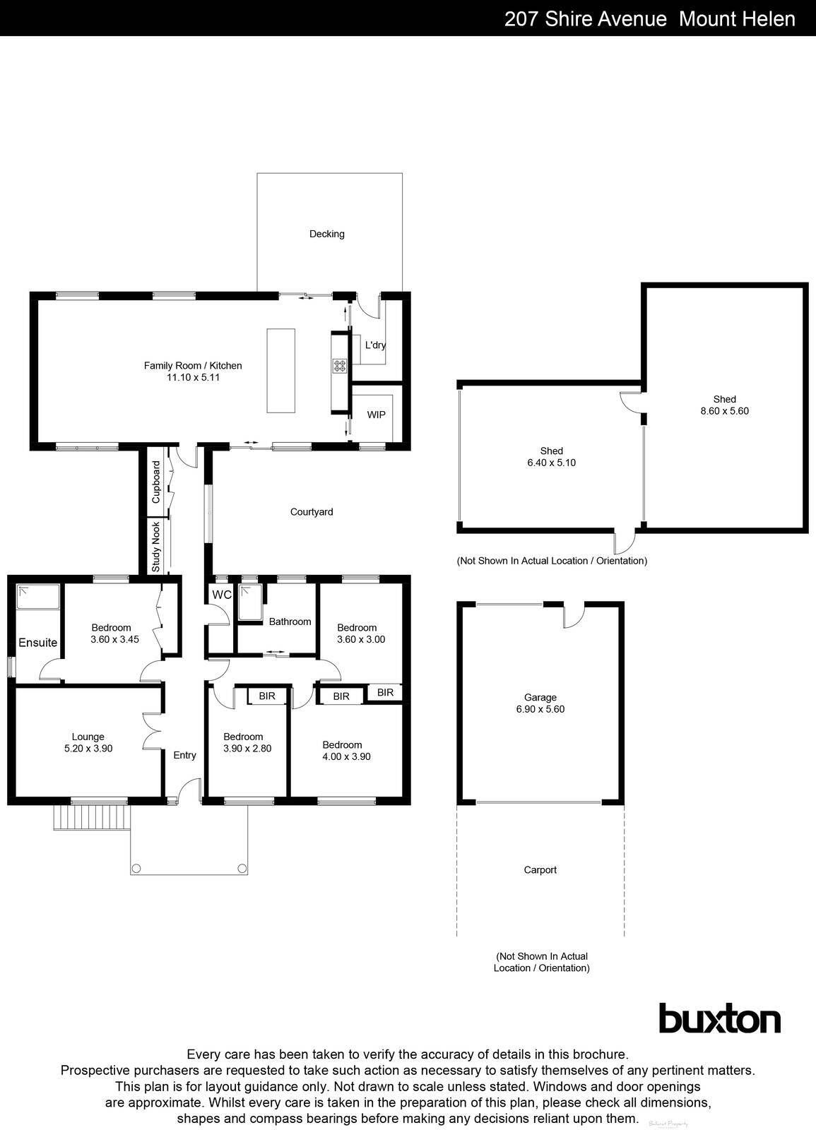 207 Shire Avenue, Mount Helen VIC 3350 - Floorplan