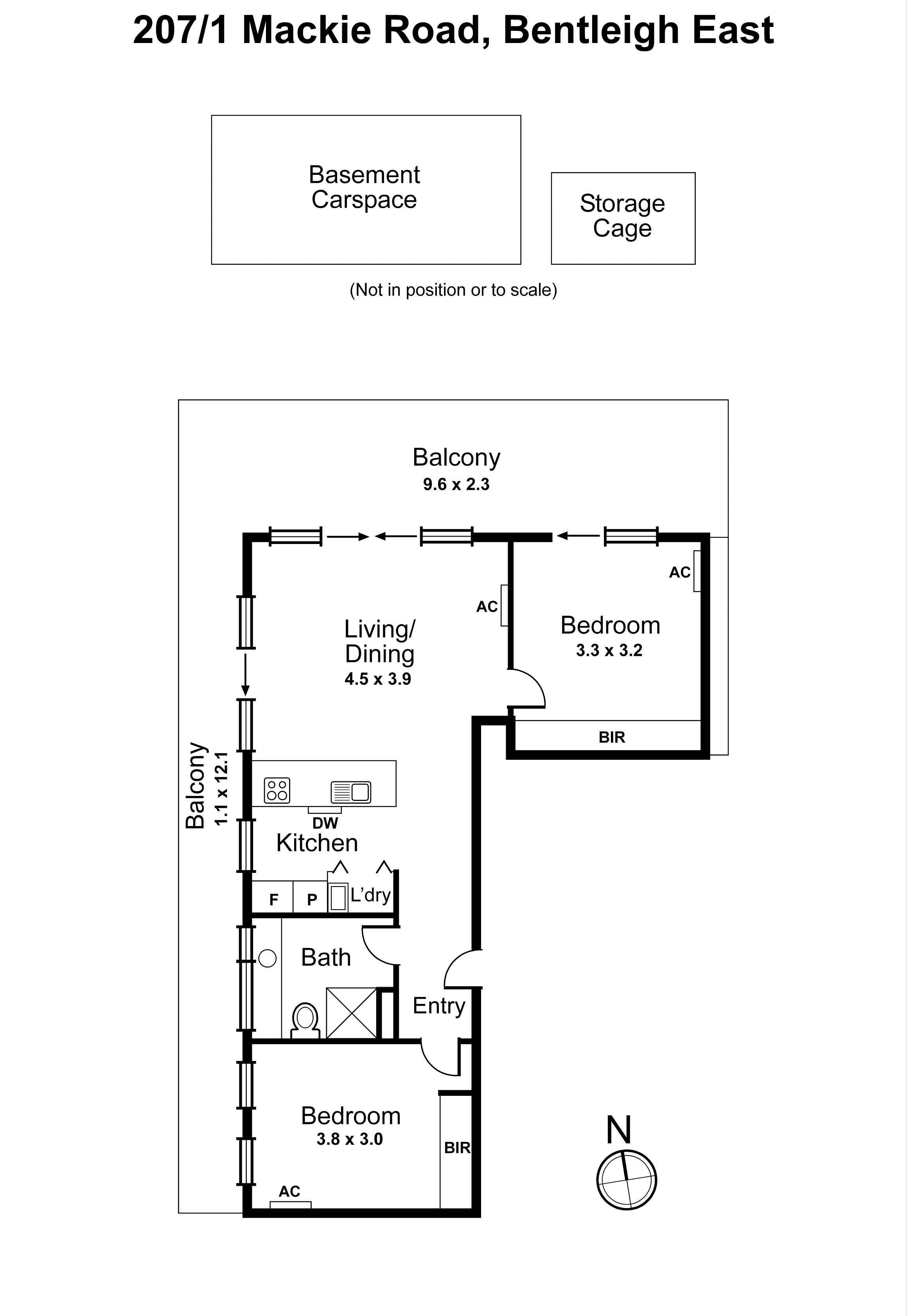 207/1 Mackie Road, Bentleigh East VIC 3165 - Floorplan