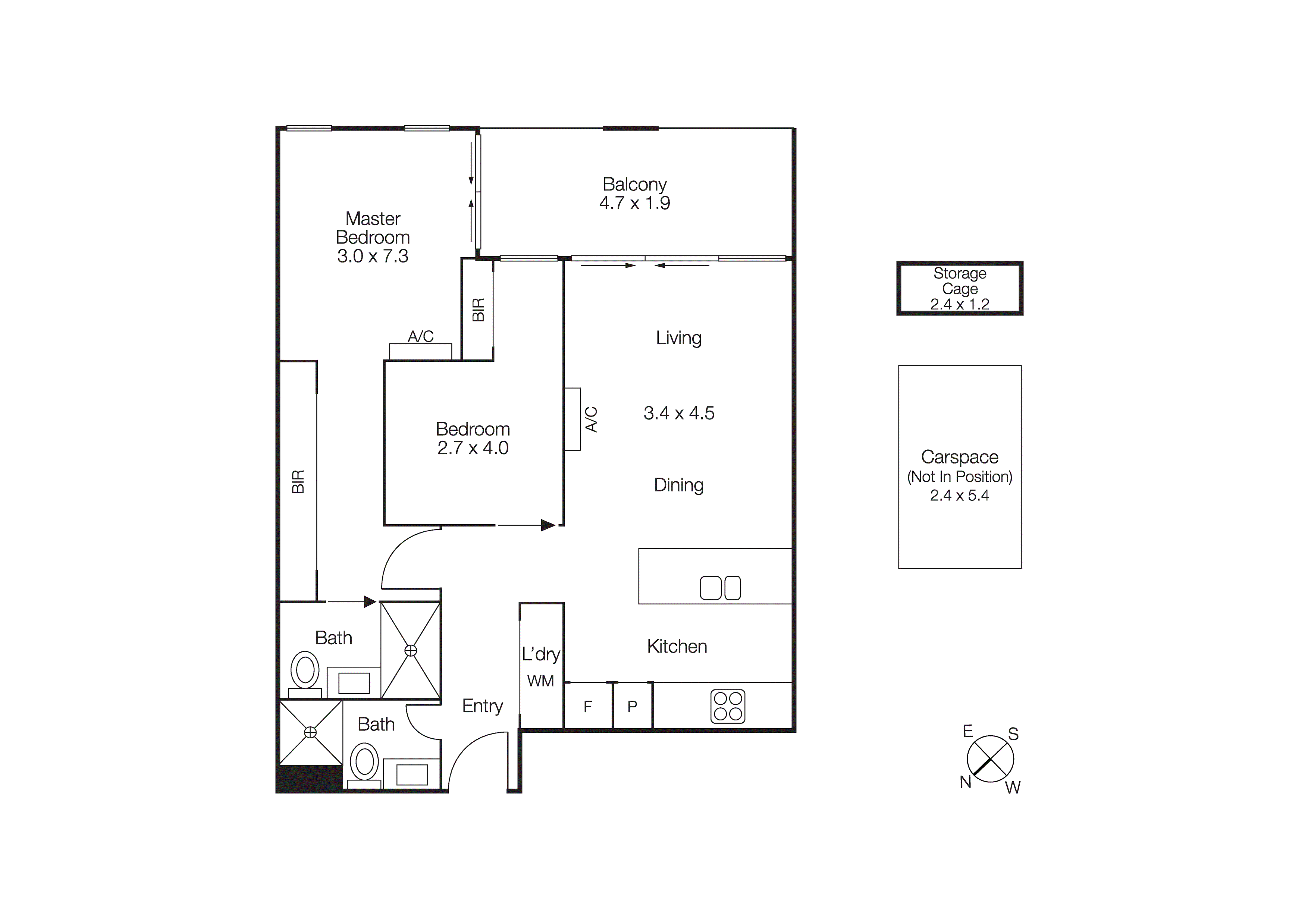 207/15-35 Thistlethwaite Street, South Melbourne VIC 3205 - Floorplan